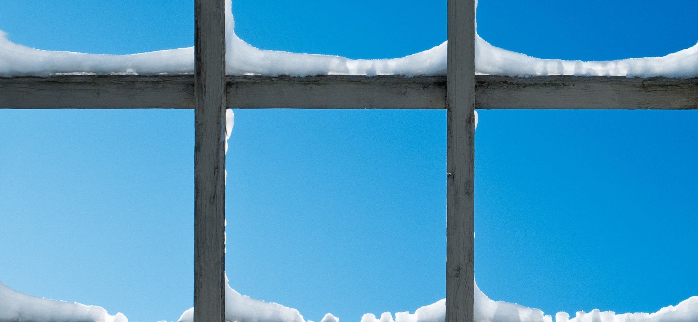 Snow over the window lattice HD Wallpaper iPhone X
