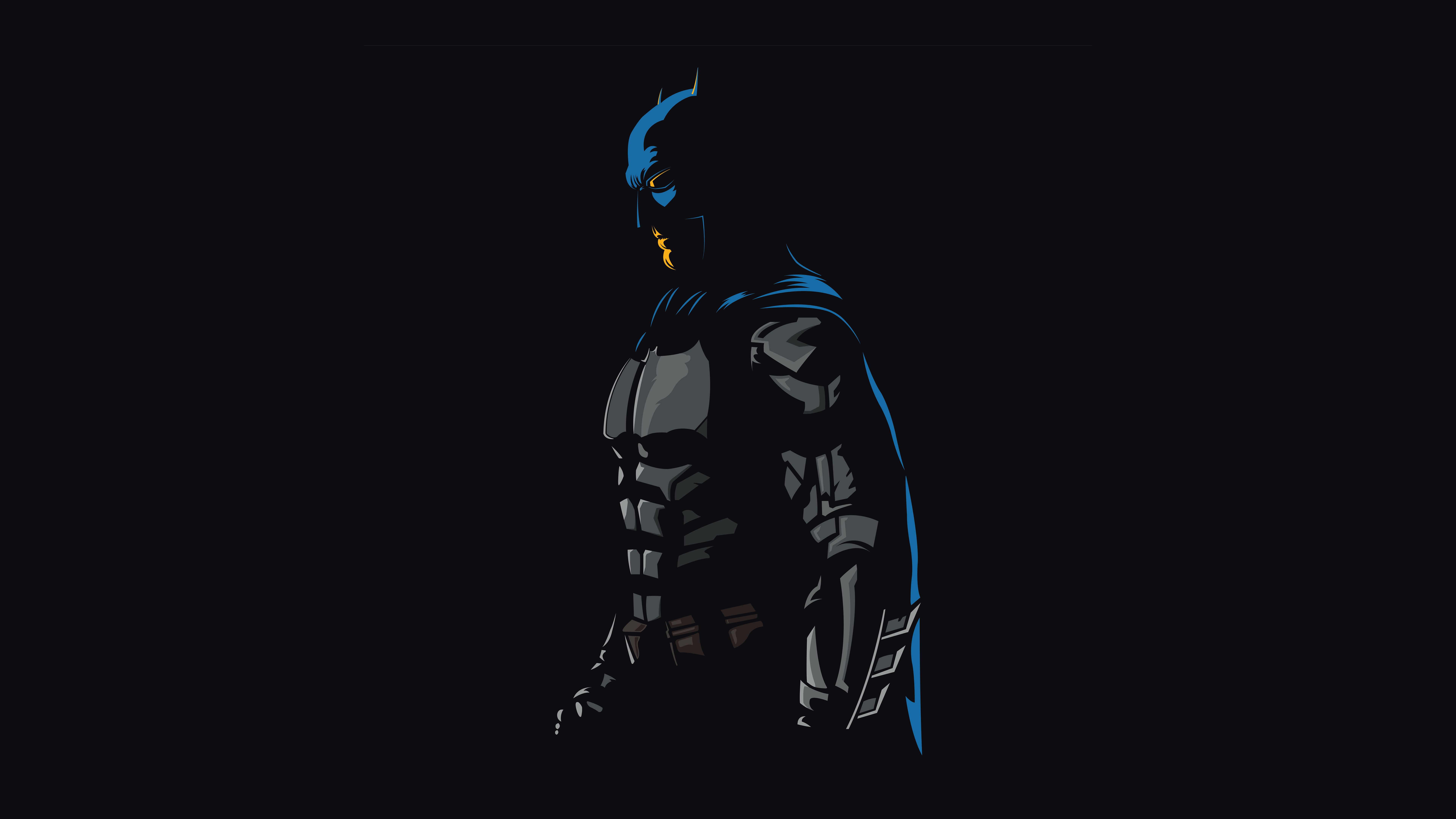 Batman Minimal Artwork 4K 8K Wallpaper