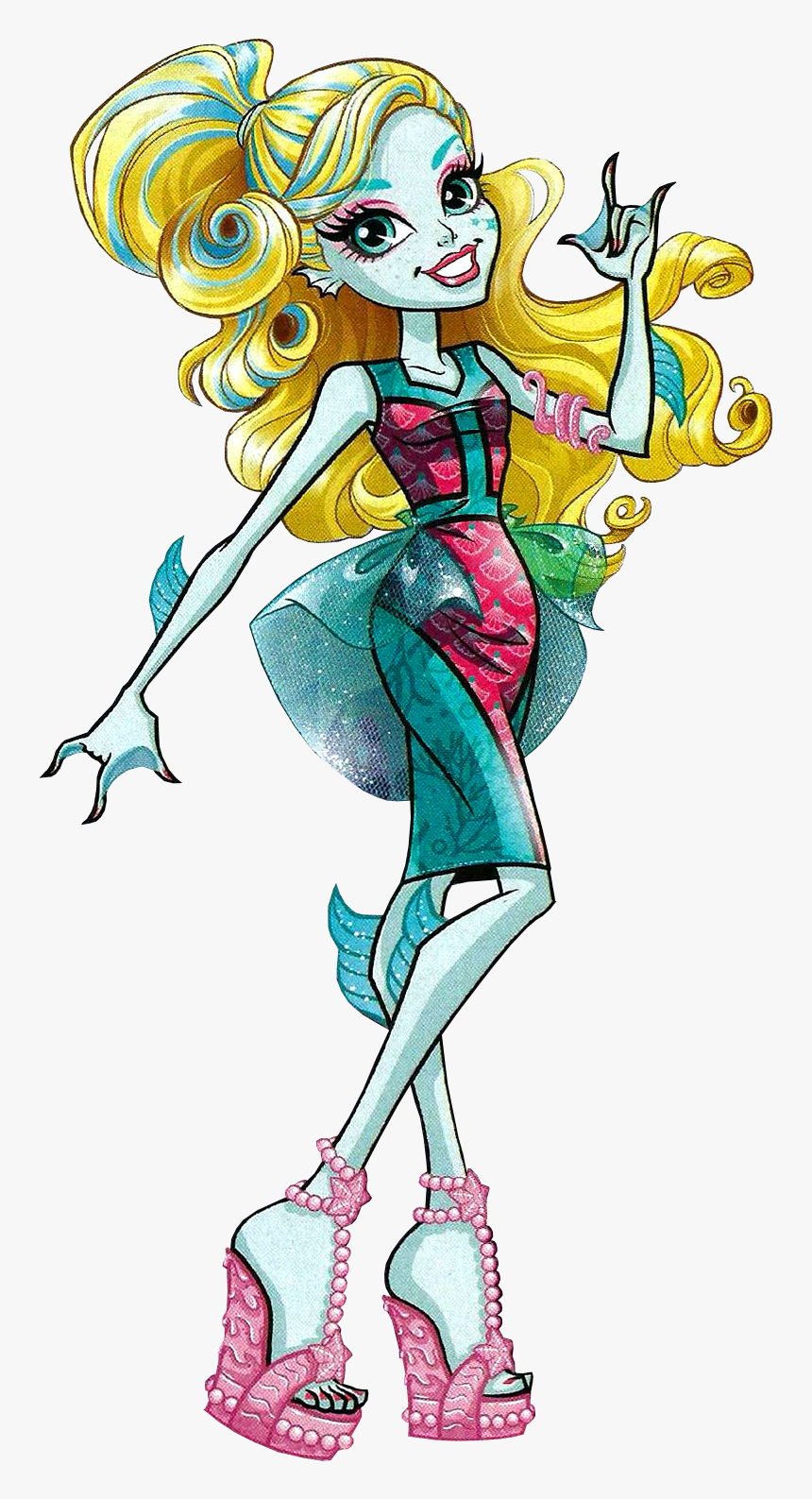 Character Lagoona Blue Monster High, HD Png Download