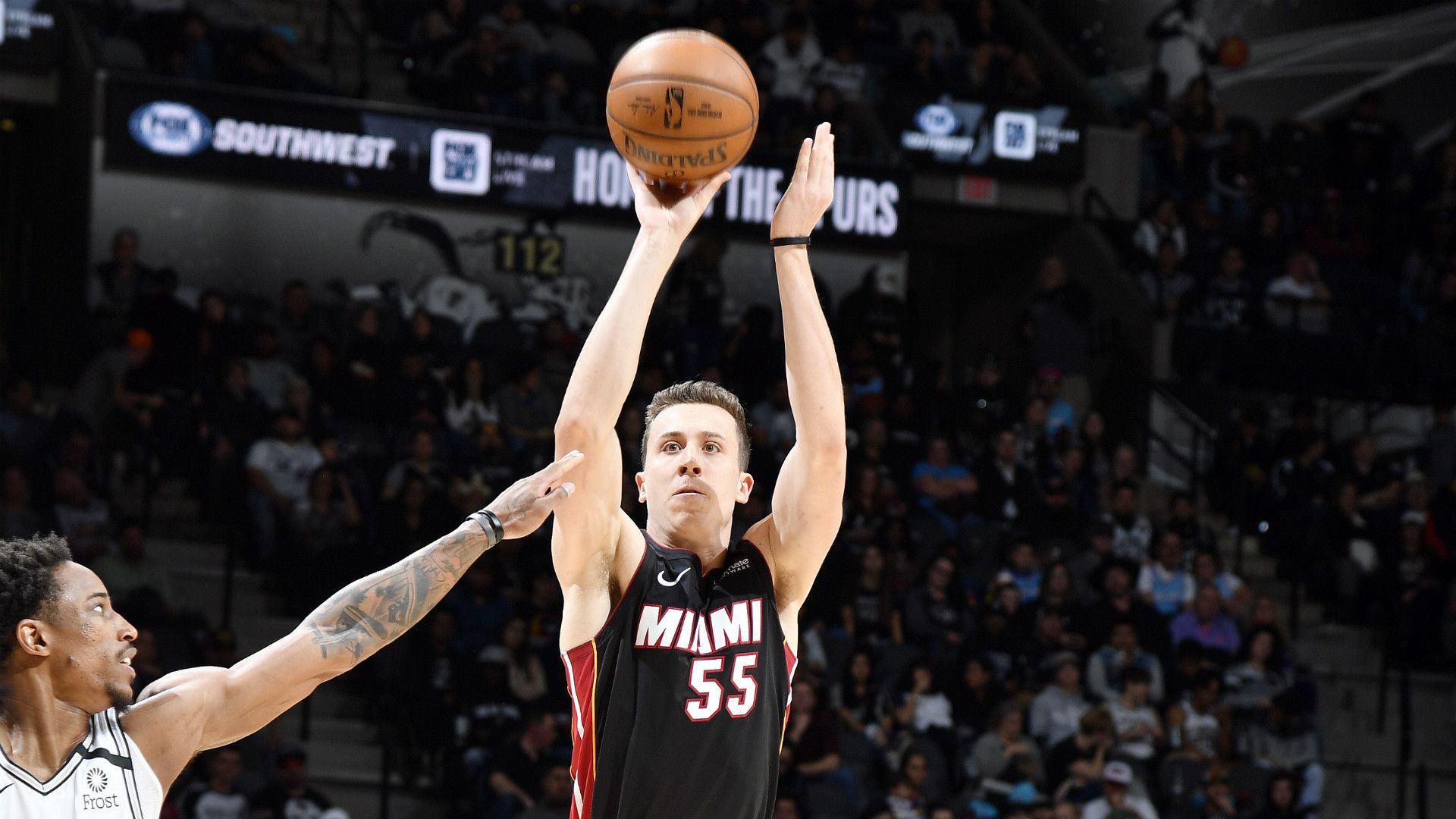Undrafted Miami Heat rookie Duncan Robinson breaks multiple records in first half vs. New Orleans Pelicans. NBA.com Australia. The official site of