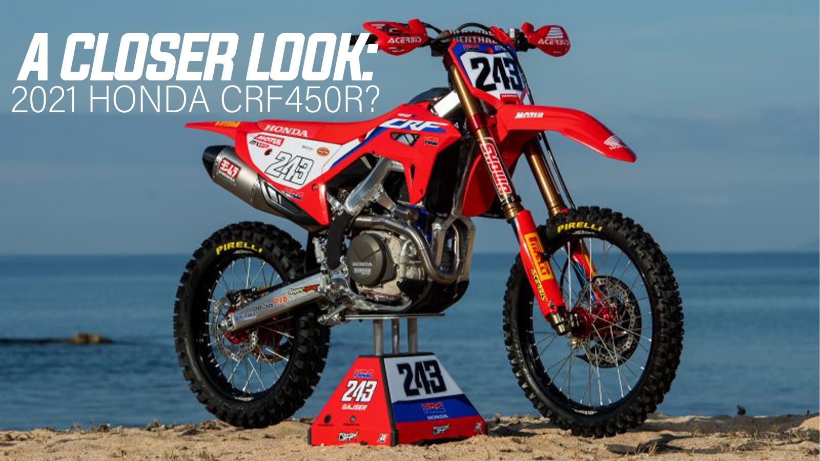 A Closer Look At The All New Honda CRF450RW Feature Stories