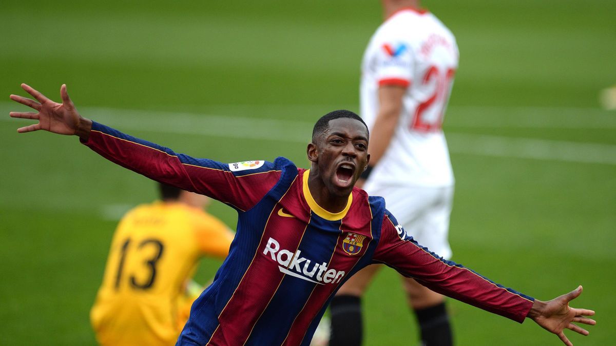 Ousmane Dembele and Lionel Messi give Barcelona huge win at Sevilla