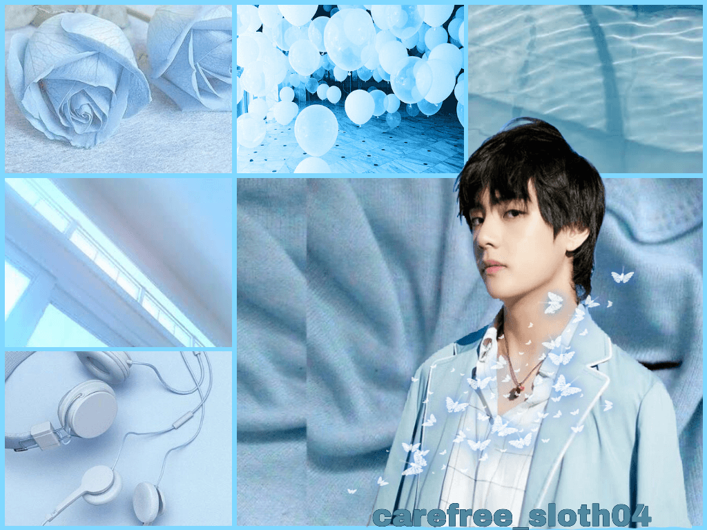 Aesthetic Kim Taehyung Collage Wallpaper Wallpaper Portal