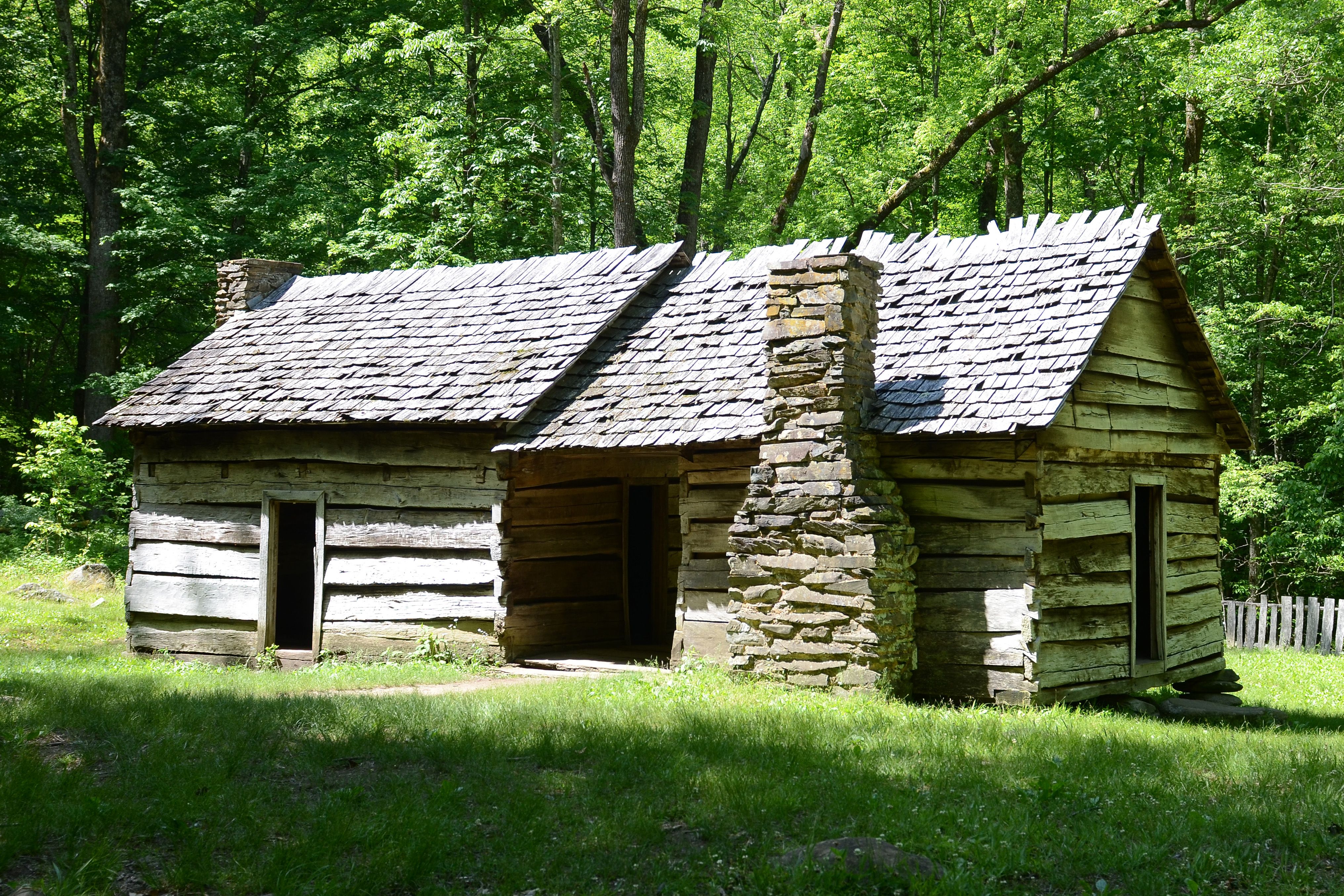 Wallpaper, park, old, USA, mountains, history, forest, outdoors, early, us, log, cabin, woods, tn, Tennessee, south, historic, east, southern, national, american, homestead, smoky, eastern 4063x2709