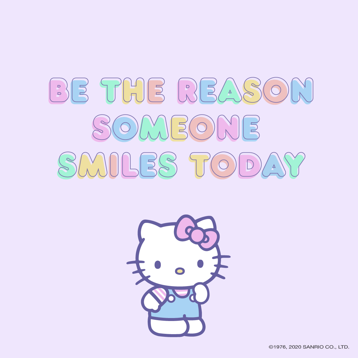 Be The Reason Someone Smiles Today. Hello kitty wallpaper, Sanrio hello kitty, Hello kitty coloring