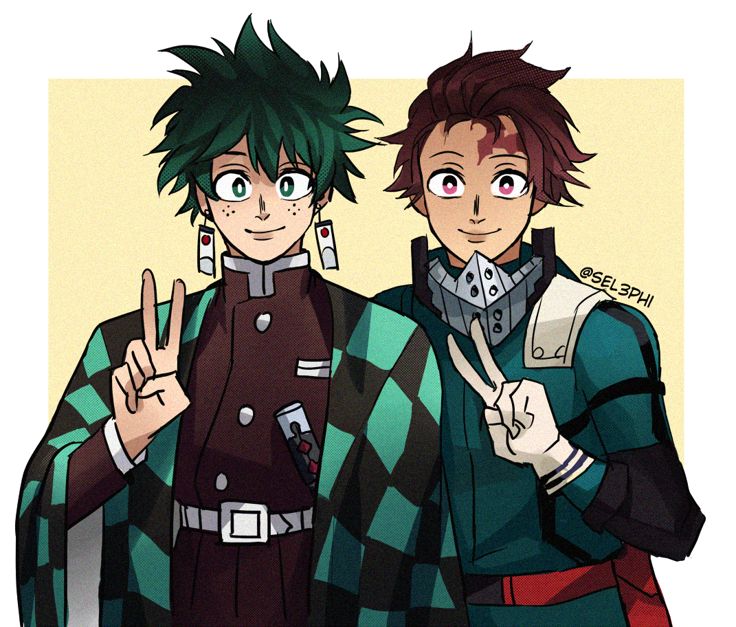 Tanjiro And Deku Wallpapers - Wallpaper Cave