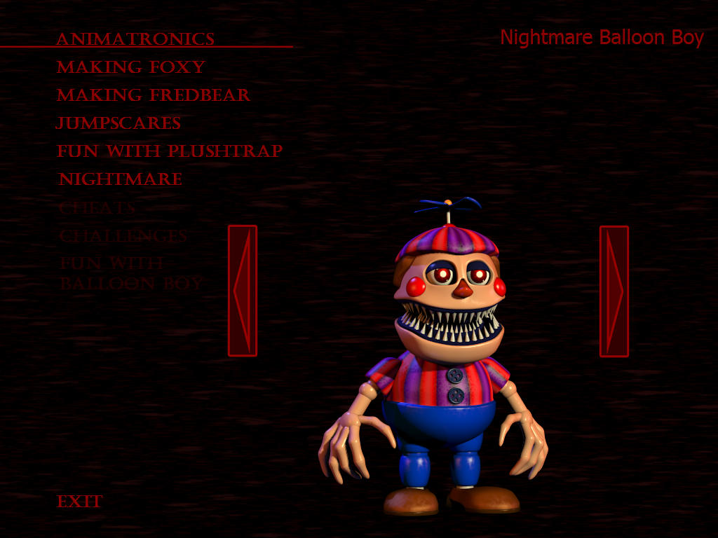 Nightmare Balloon Boy. Five Nights at Freddy's