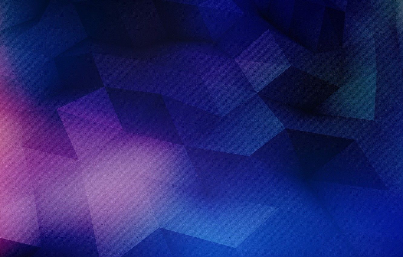 Wallpaper purple, surface, blue, pink, triangles, watercolor, figure, blue, pink, purple, light pink, dark blue, broken, azure, lazur, broken pieces image for desktop, section абстракции