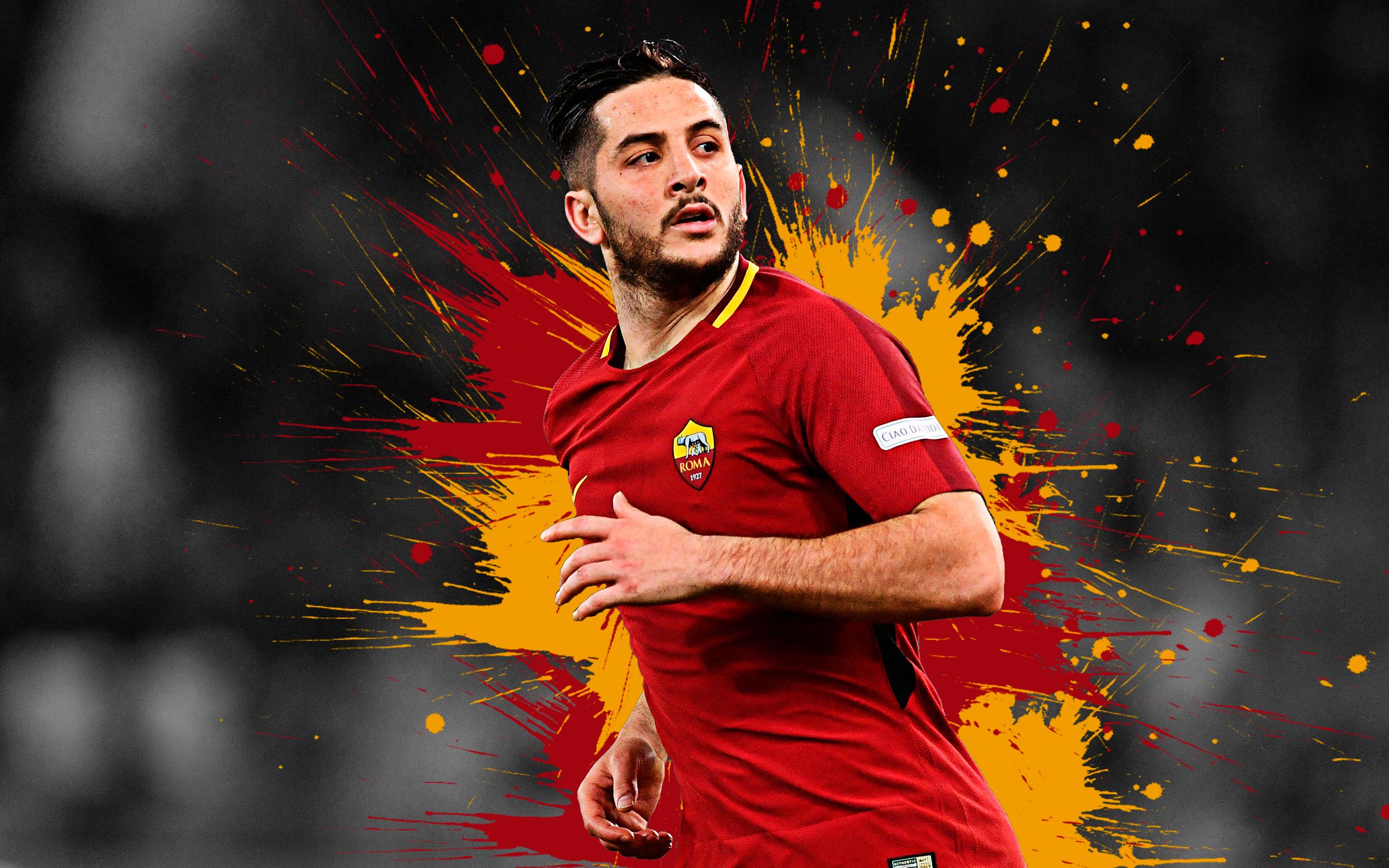 A S Roma Greek Kostas Manolas Soccer Wallpaper:2560x1600