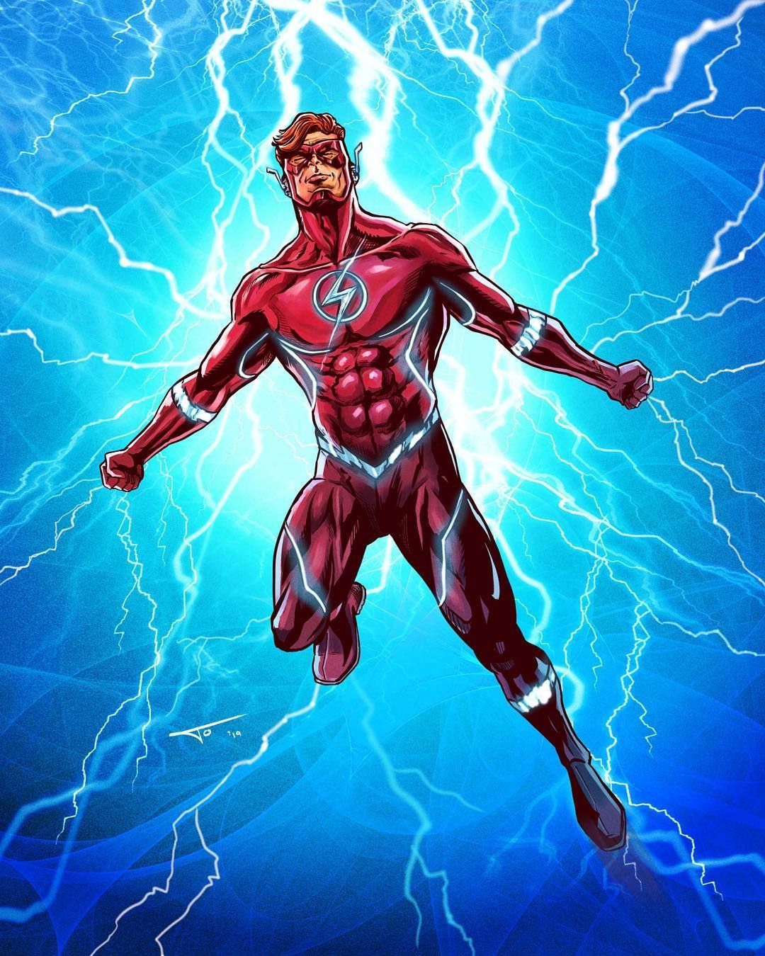 Wally West: The Once & Future Flash by Jose Molestina. Flash comics, Flash dc comics, Wally west