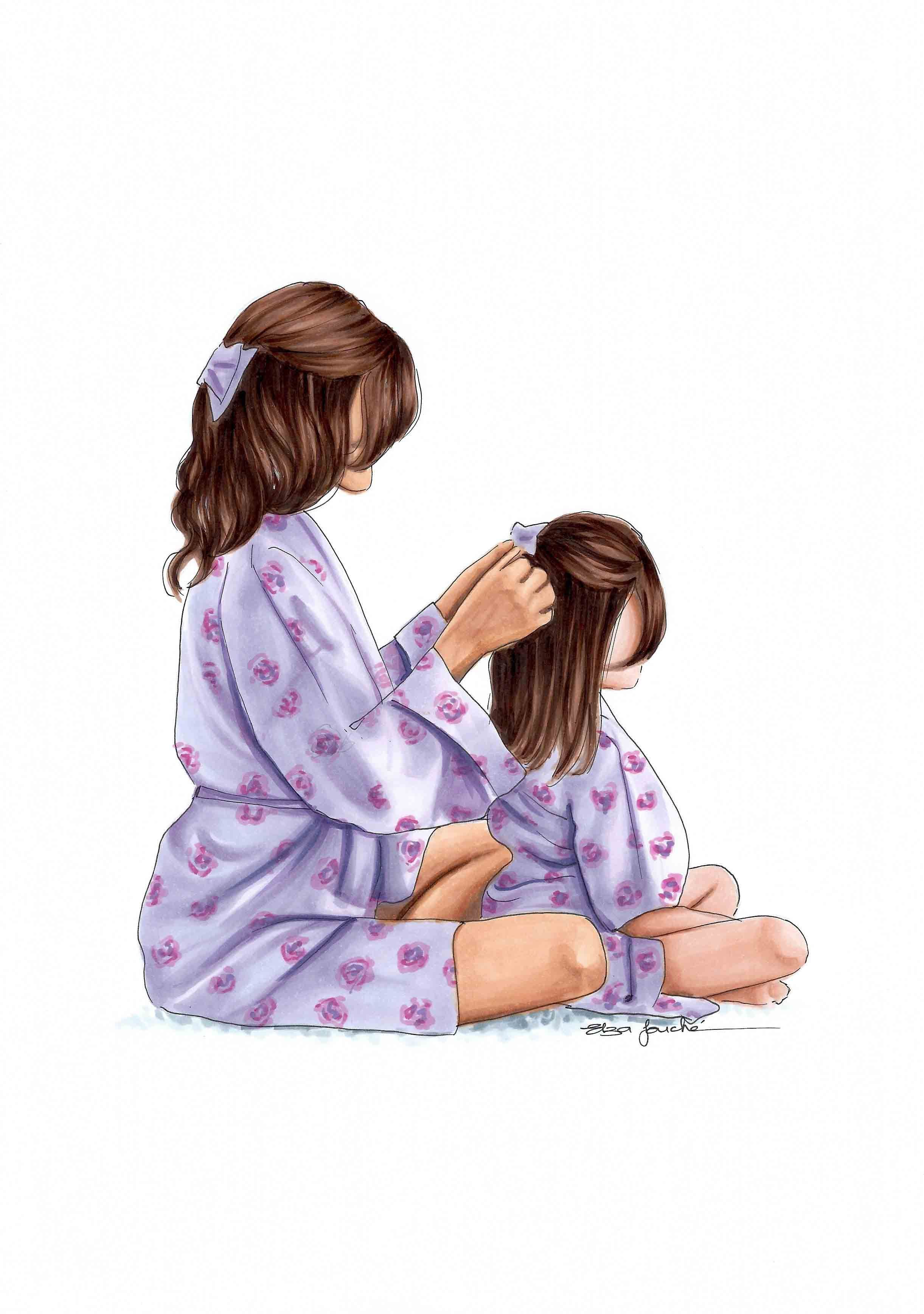 Girly Drawings for Mom