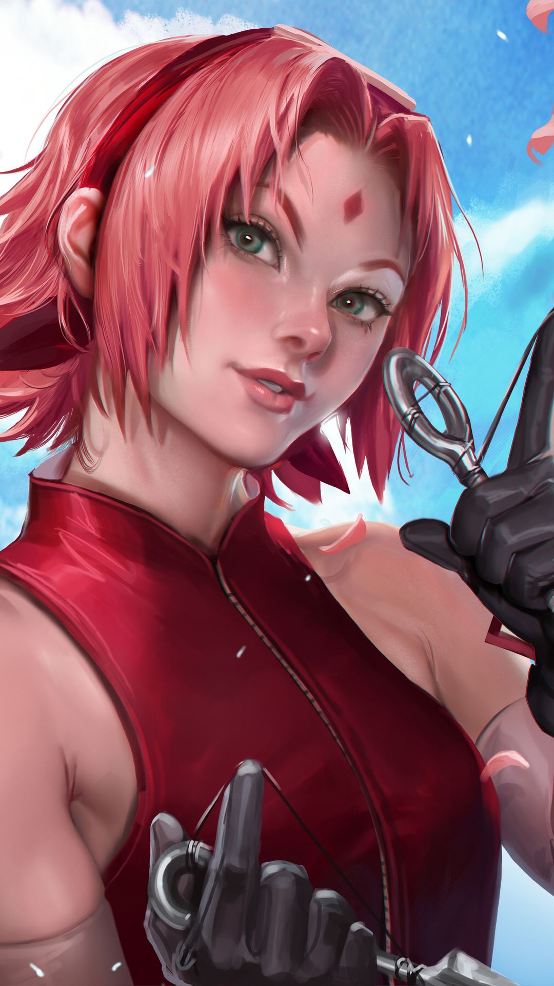 1080x1920 sakura haruno, naruto, anime, anime girl, HD for iPhone 8 wallpaper