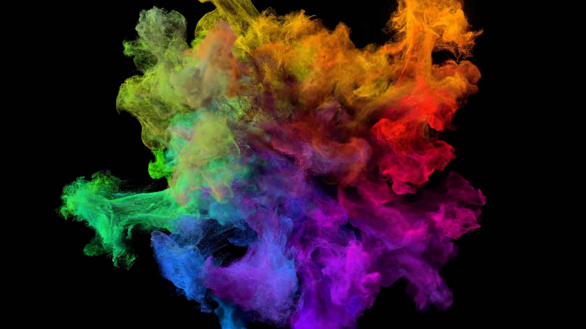 Rainbow Explosion Wallpaper