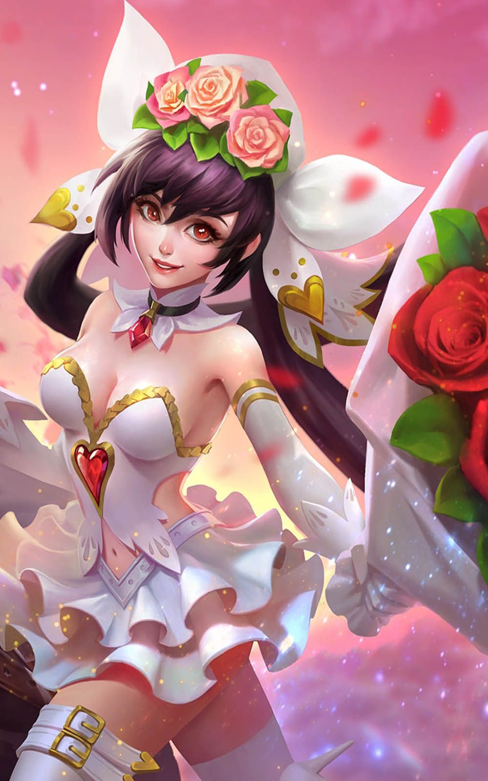 Cannon And Roses Layla Mobile Legends 4K Ultra HD Mobile Wallpaper