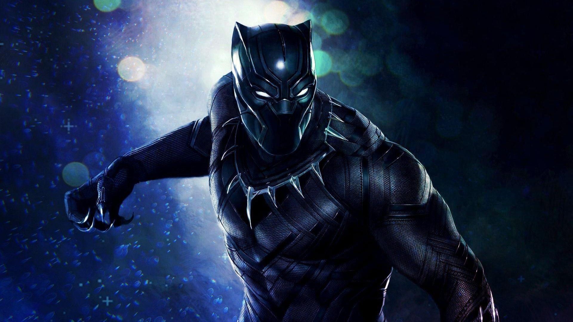 Black Panther Superhero Wallpaper For Desktop Movie Poster Wallpaper HD