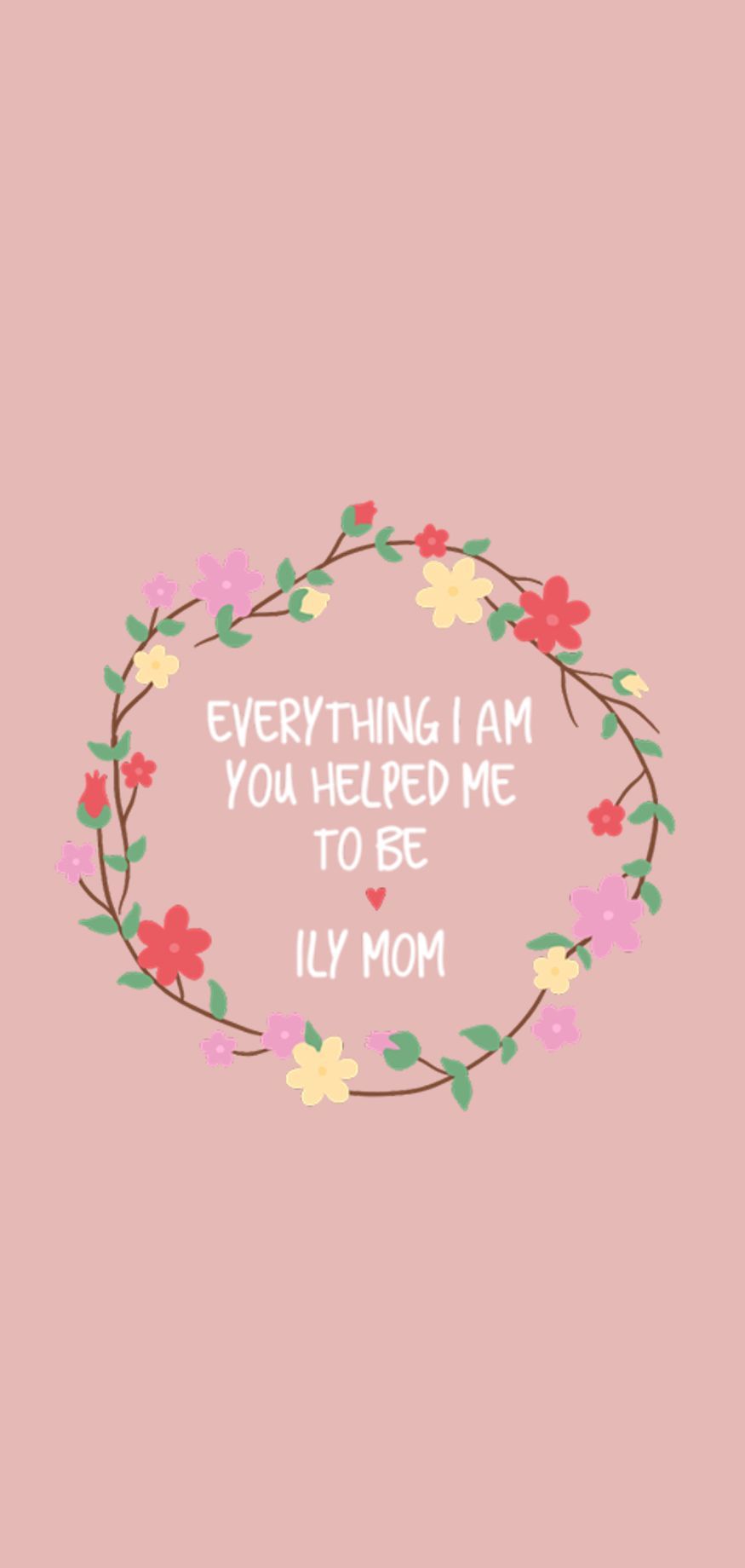 Show some love to your mom, it's her day!. Mums wallpaper, Cute wallpaper for phone, Pink wallpaper iphone