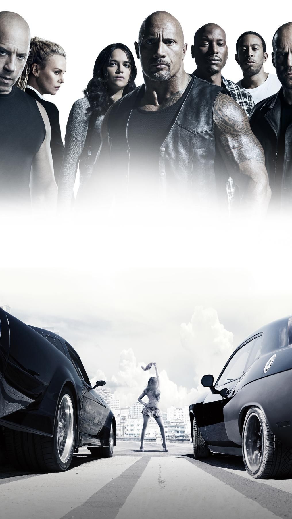 The Fate of the Furious (2017) Phone Wallpaper. Moviemania. Fast and furious, Movie fast and furious, Fast and furious cast