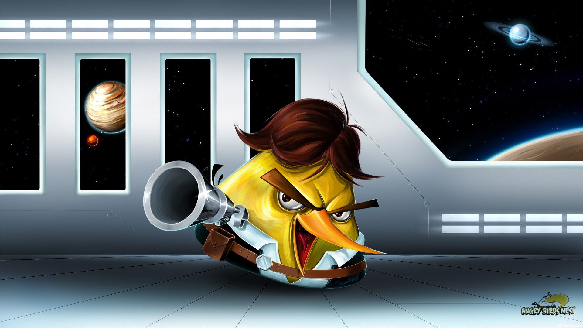 Angry Birds Star Wars Han Solo Desktop Wallpaper
