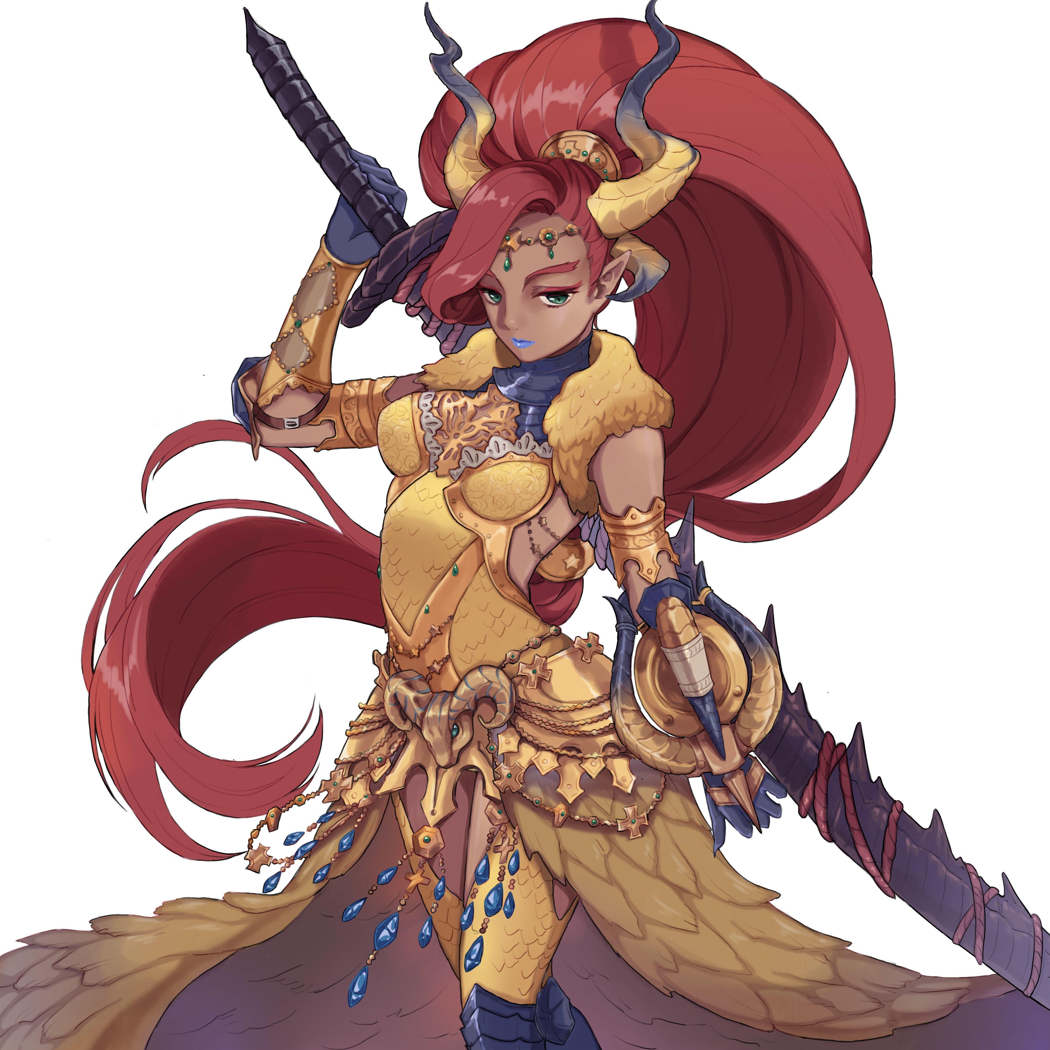 Urbosa on a Kulve Taroth armor. Crossover. Monster hunter, Monster hunter series, Monster hunter world