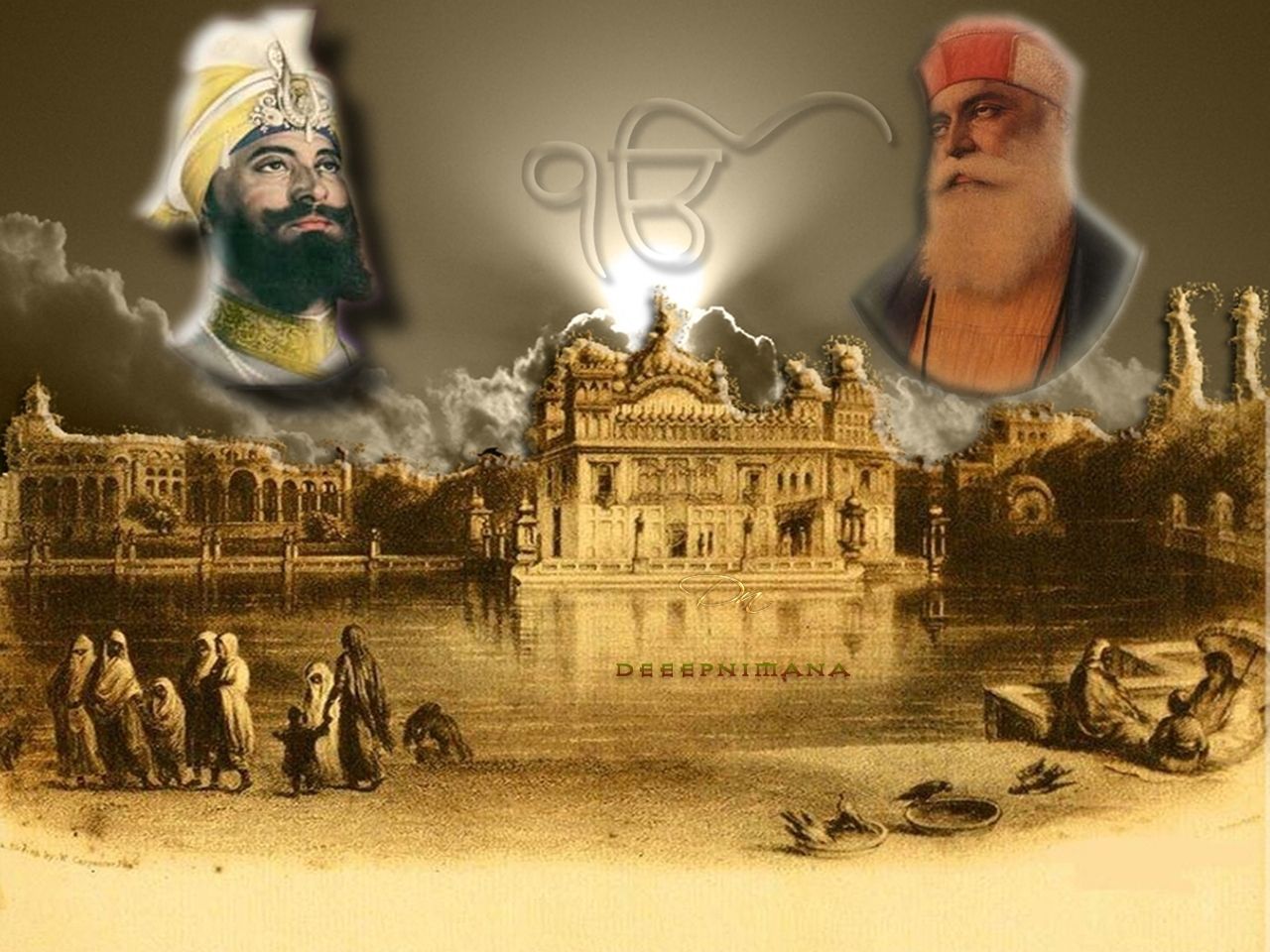 Ten Gurus Wallpaper HD Wallpaper