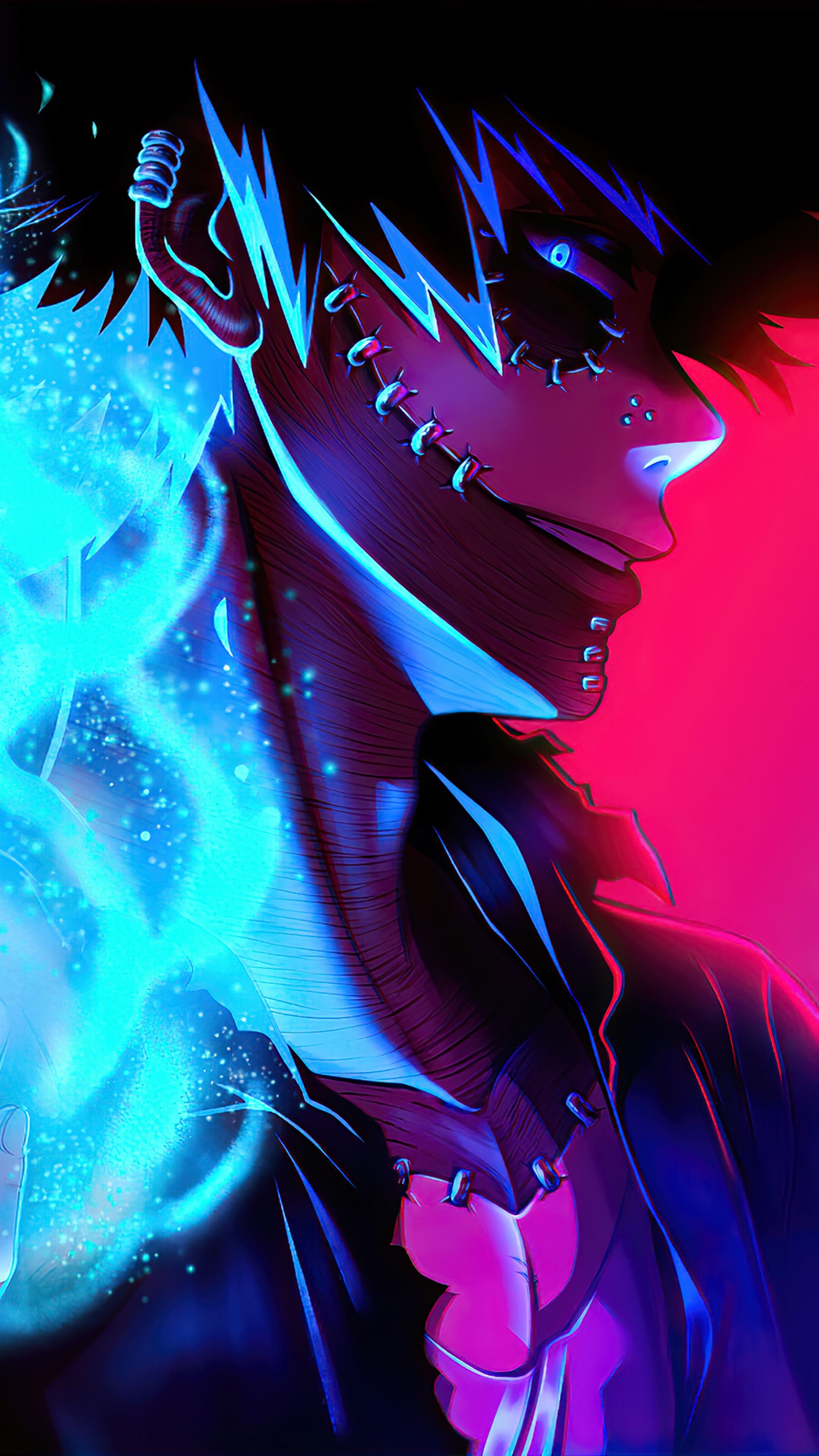 Dabi, Blue, Flame, My Hero Academia, 4K phone HD Wallpaper, Image, Background, Photo and. Personagens de anime, Wallpaper legais de anime, Desenhos de anime