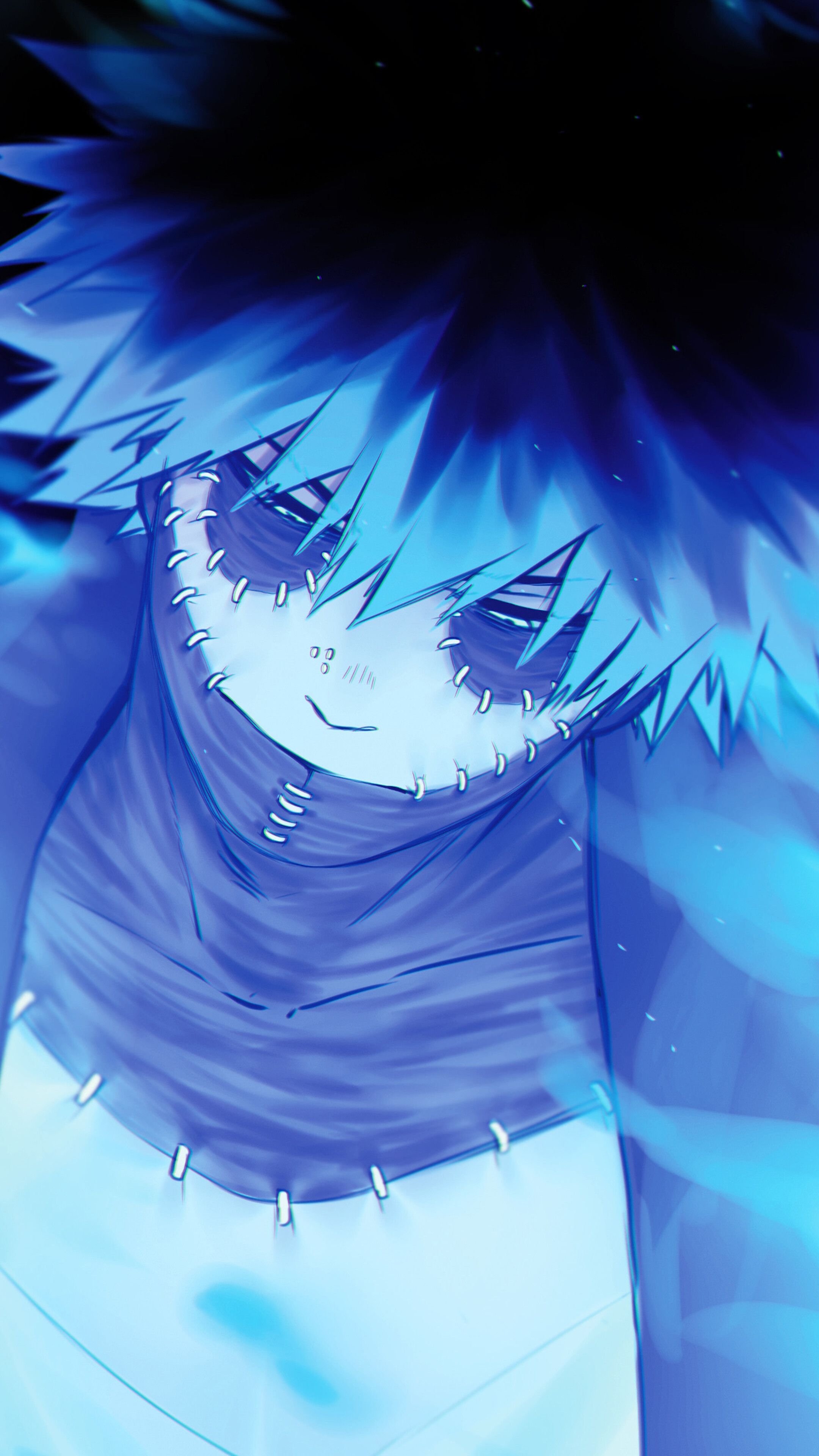 Dabi, (My Hero Academia), Blue Flame, 4K phone HD Wallpaper, Image, Background, Photo and Picture. Mocah HD Wallpaper