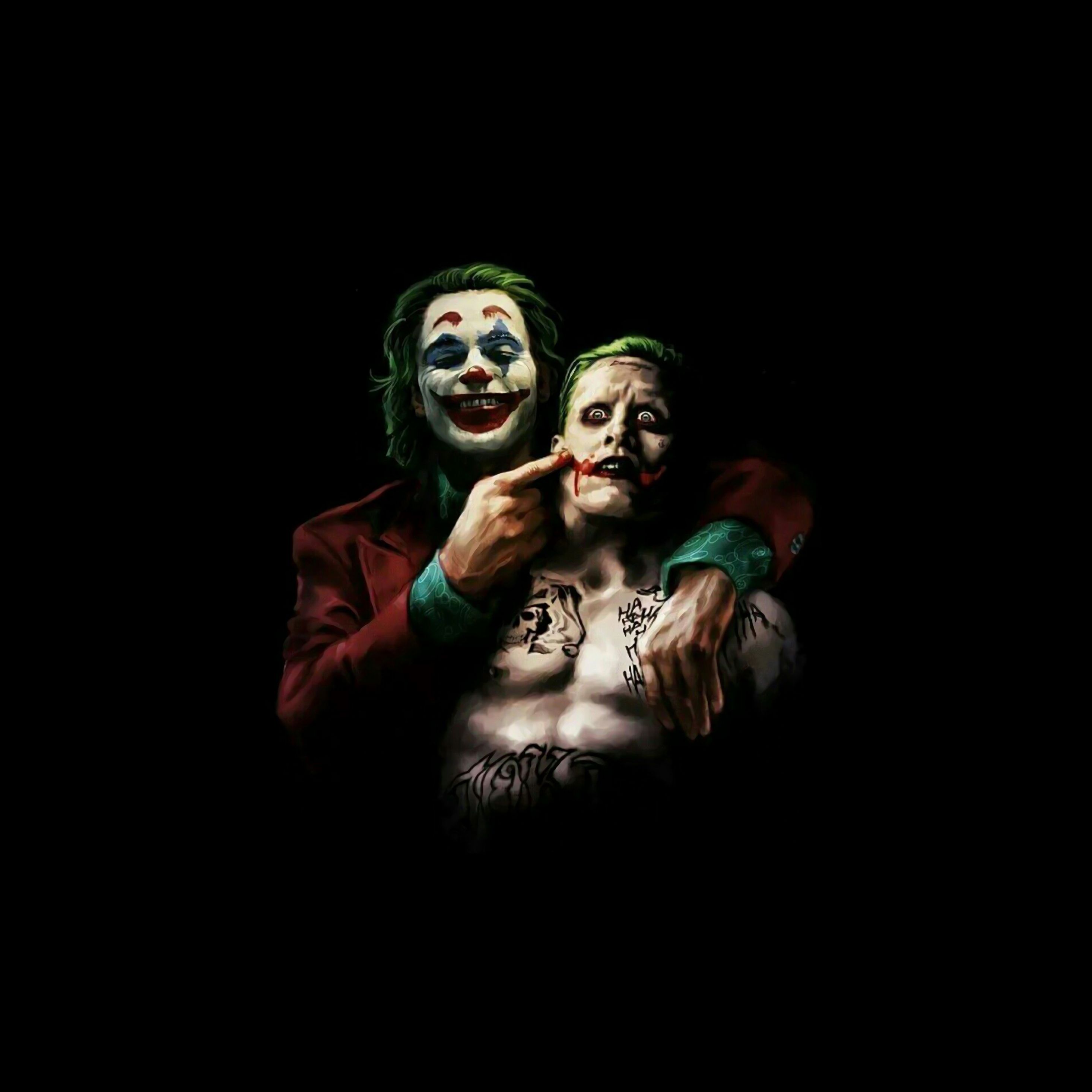 Joaquin Phoenix And Jared Leto As Joker 4k iPad Pro Retina Display HD 4k Wallpaper, Image, Background, Photo and Picture