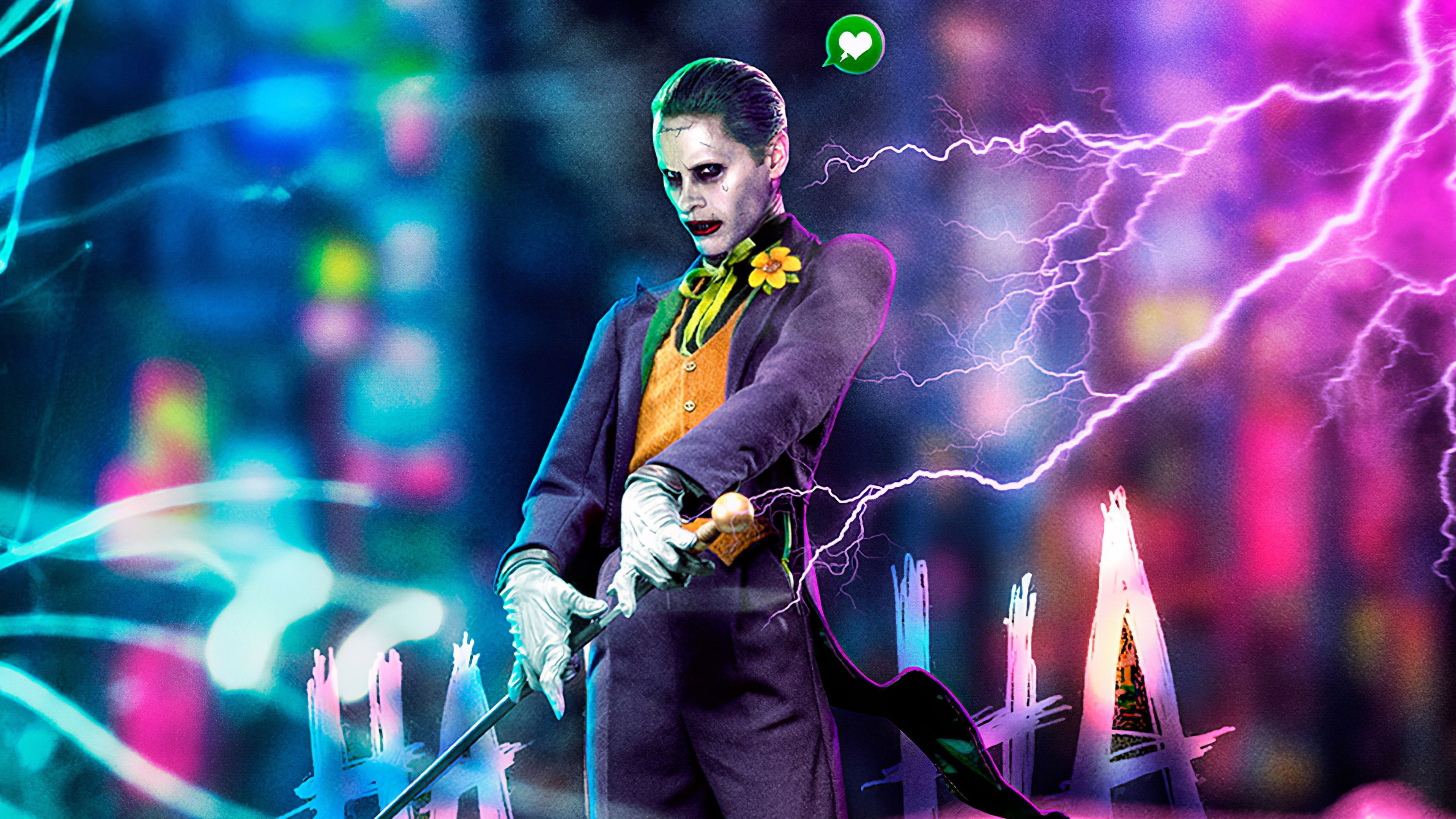 Jared Leto Joker 4K Wallpaper