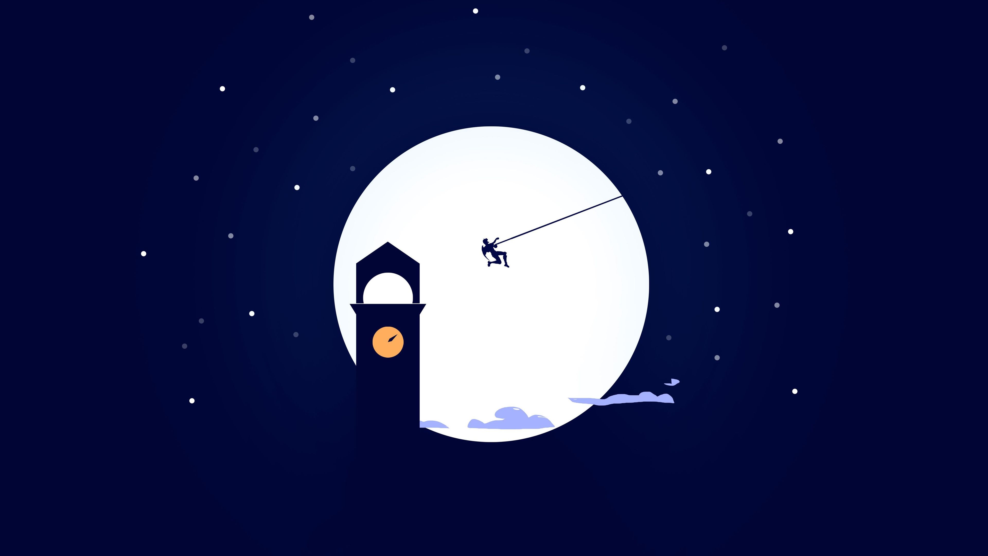 Clock 4K wallpaper for your desktop or mobile screen free and easy to download