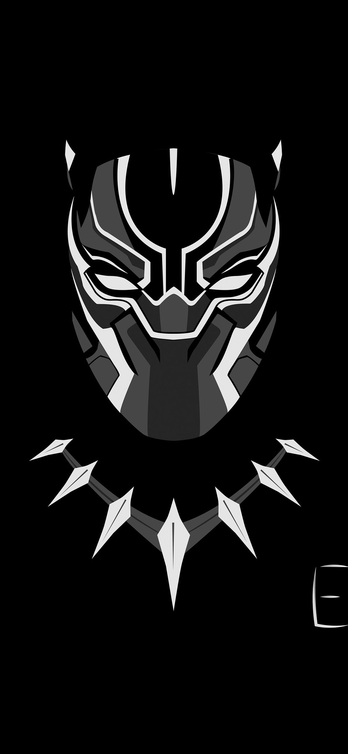 1125x2436 Black Panther Minimalism 4k Iphone XS,Iphone 10,Iphone X HD 4k Wallpapers, Image, Backgrounds, Photos and Pictures