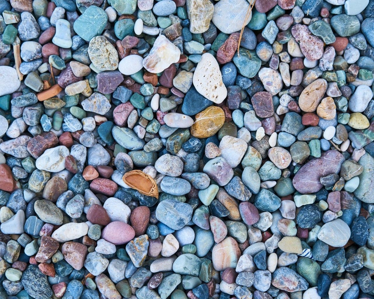 Download 1280x1024 Stones, Pattern, Cobblestone, Colorful, Pebbles, Rocks, Erosion Wallpaper
