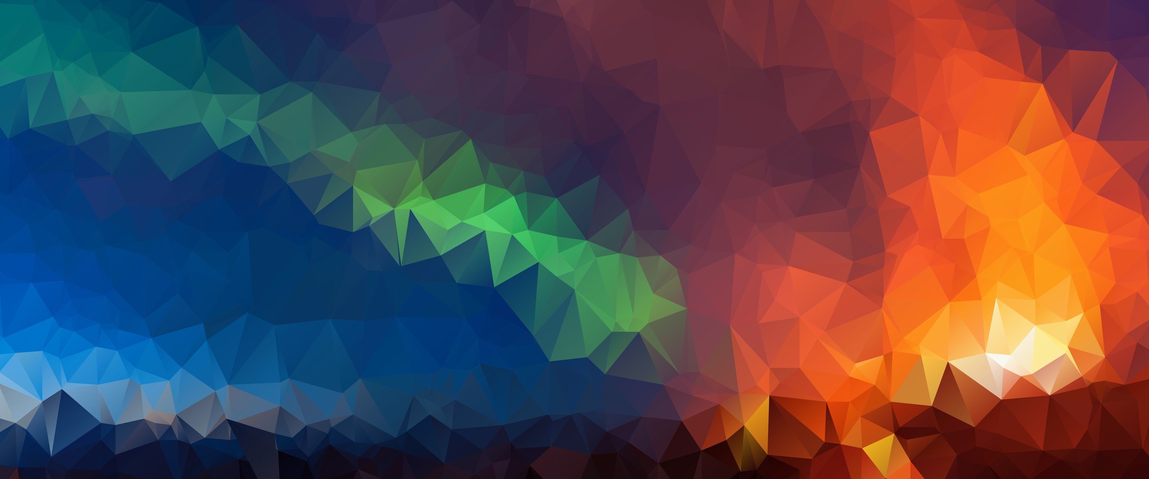 Abstract Colorful Polygon 8K Wallpapers