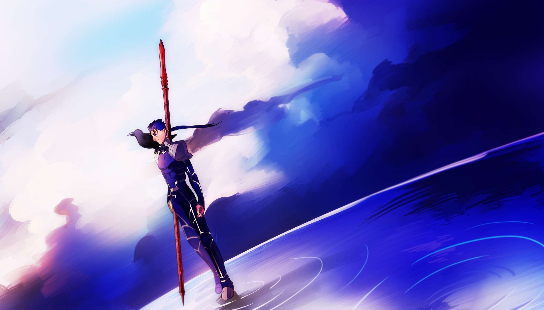 1080p Fate Stay Night Lancer Wallpaper