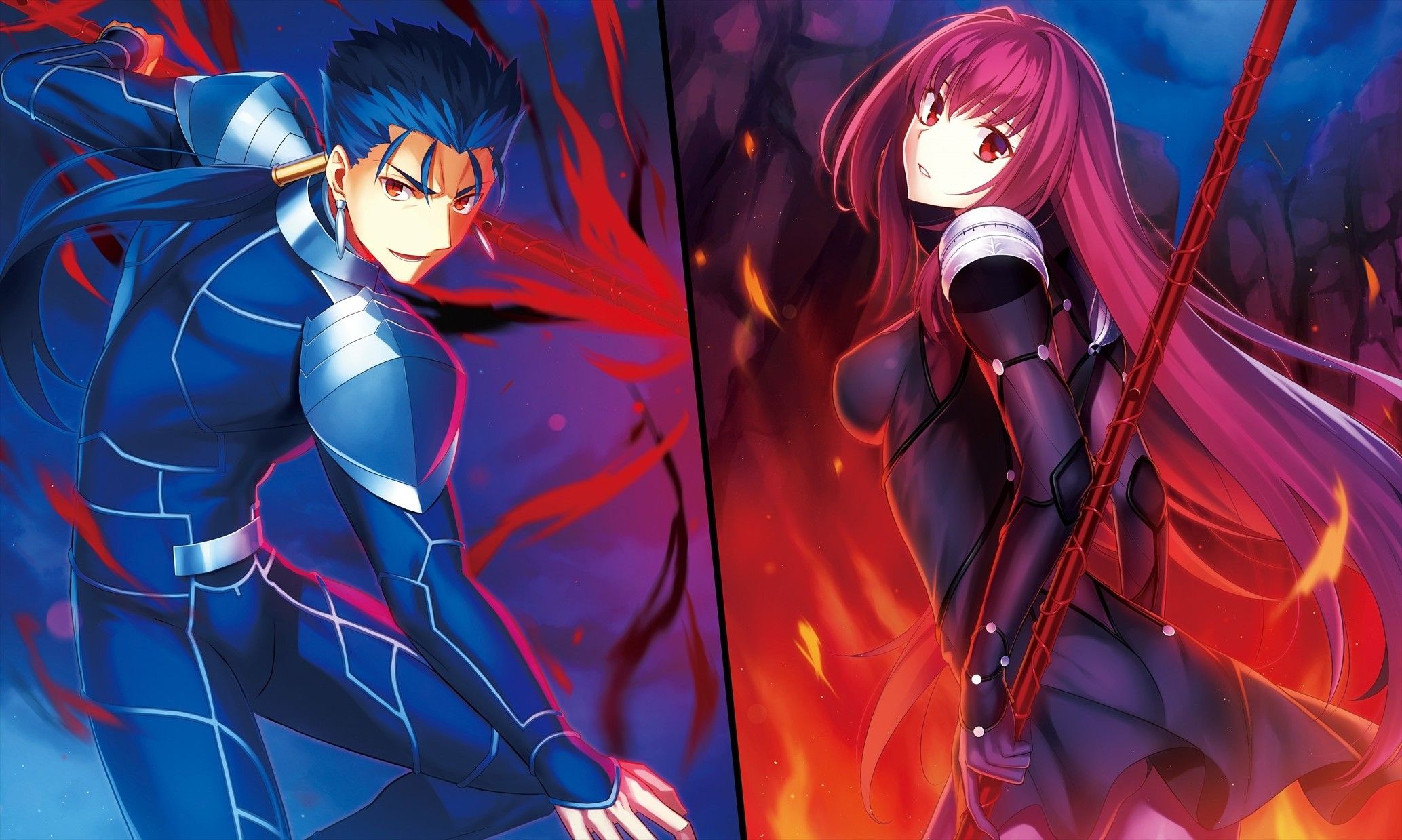 Papel de parede : Fate Stay Night Unlimited Blade Works, Lancer