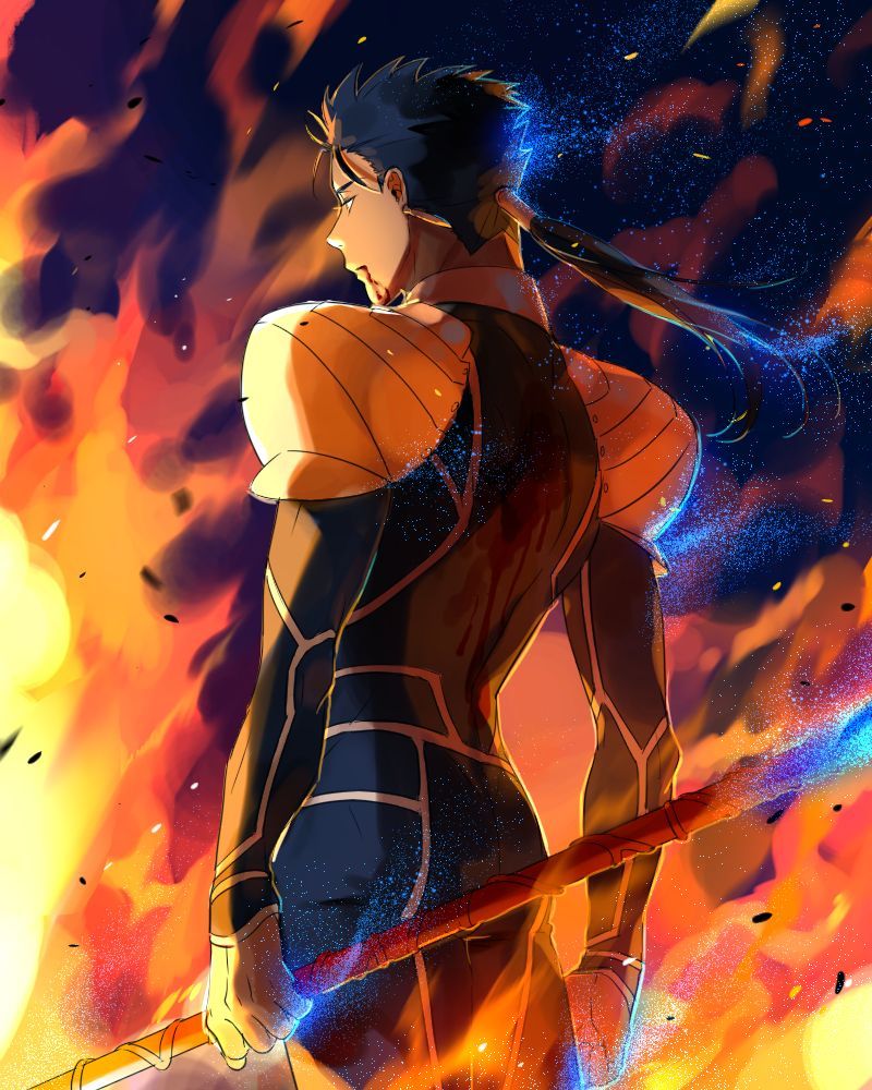 Papel de parede : Fate Stay Night Unlimited Blade Works, Lancer