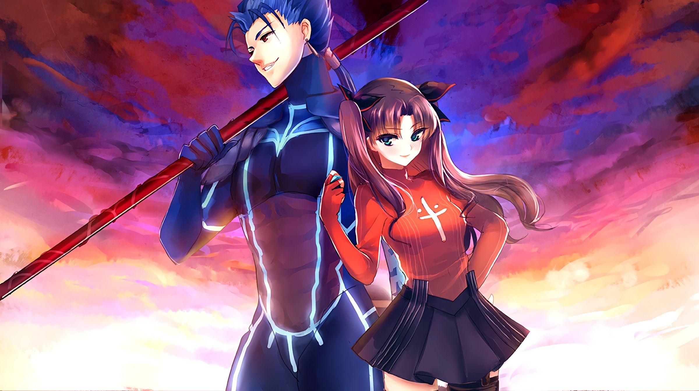 Papel de parede : Fate Stay Night Unlimited Blade Works, Lancer