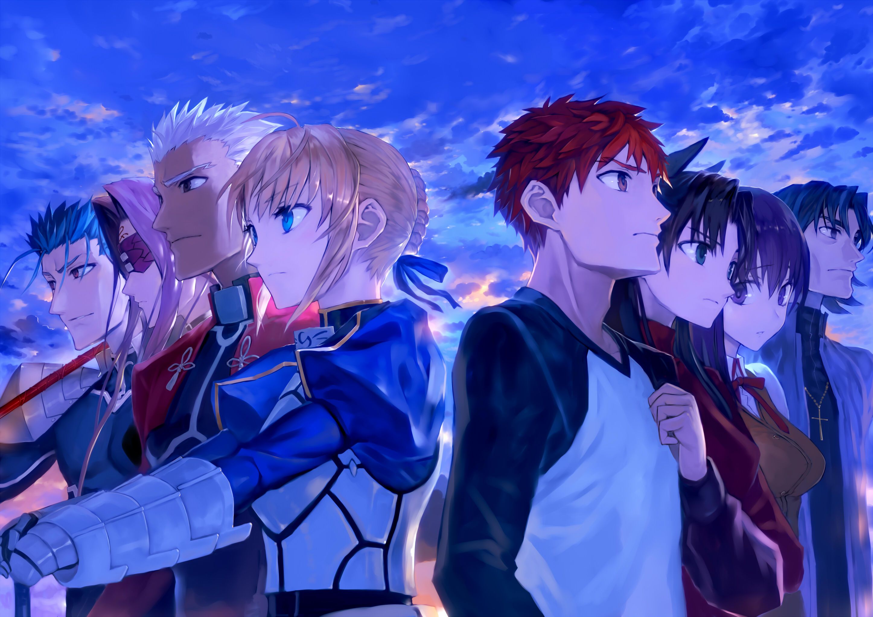 2893x2046 Lancer (Fate Stay Night) Wallpaper. Mocah HD Wallpaper