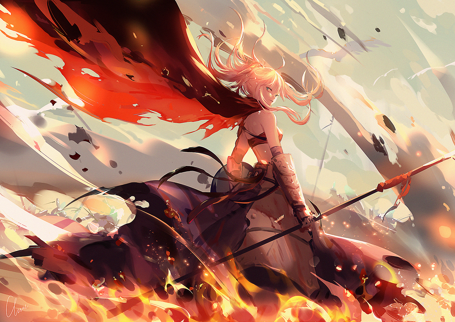Fate Stay Night Unlimited Blade Works Lancer Fate Grand Order Fate Zero Fate Kaleid Liner Prisma Ill Wallpaper:1920x1358
