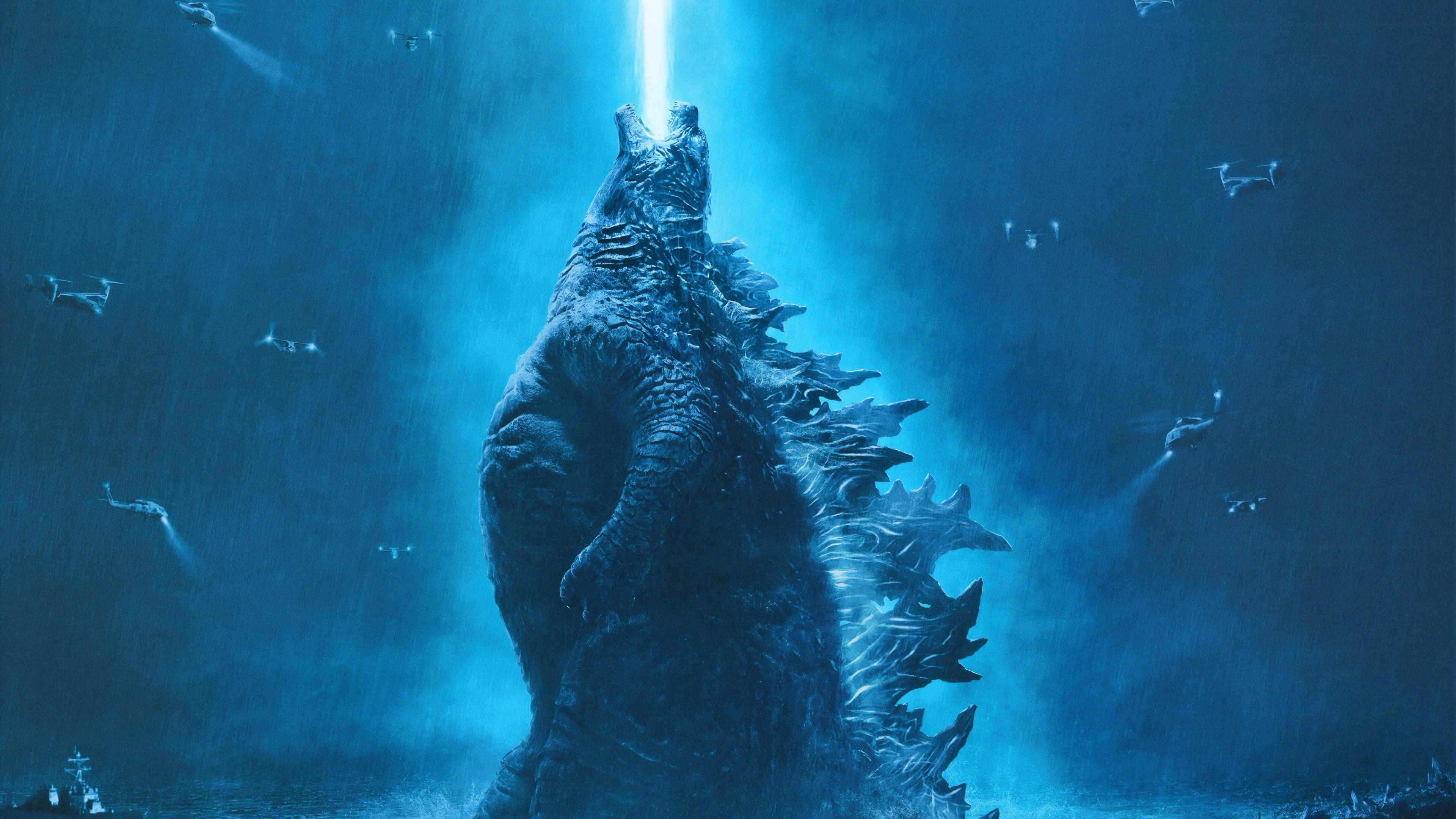 Godzilla 4K wallpaper for your desktop or mobile screen free and easy to download