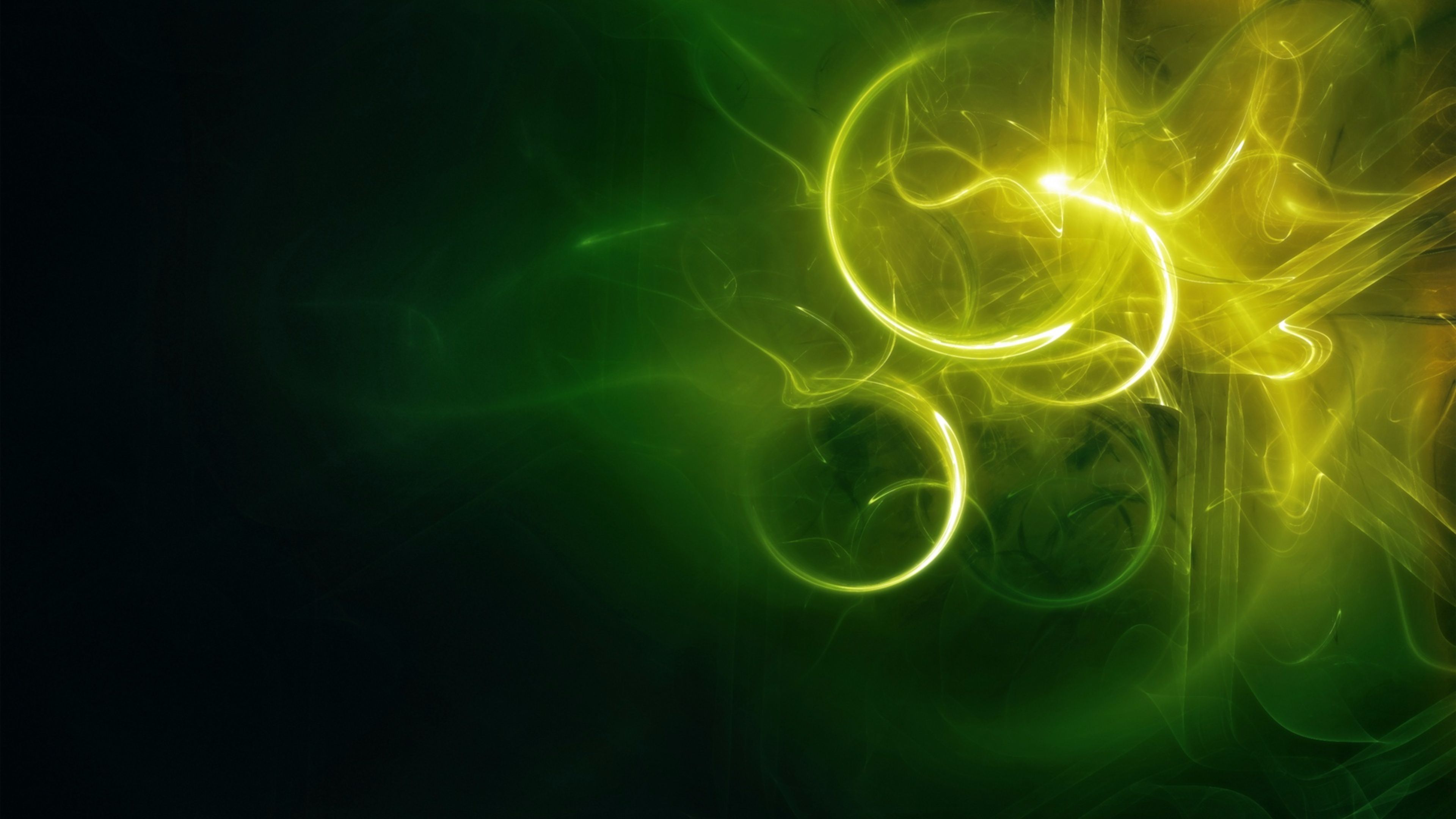 Green & Gold Abstract Backgrounds
