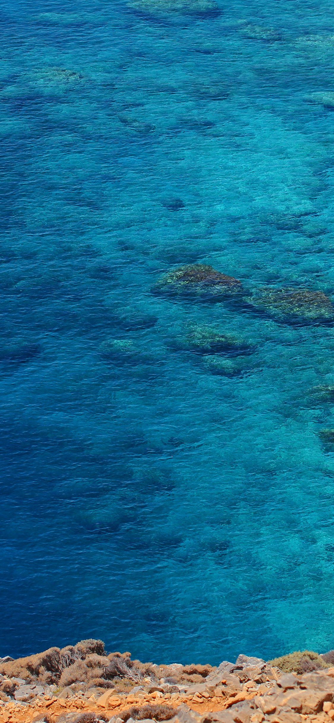 Sea blue summer iPhone X Wallpaper Free Download
