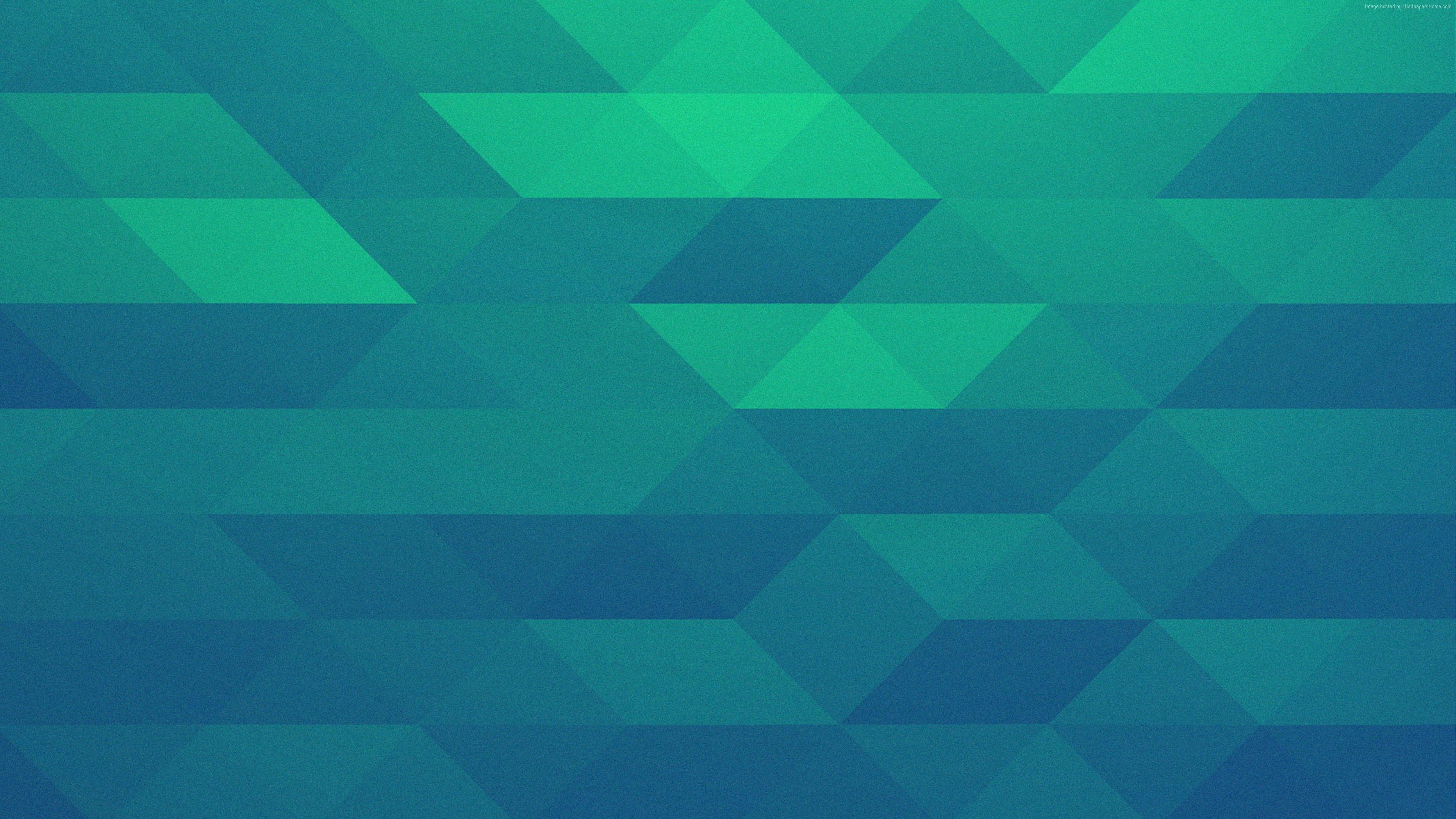 Wallpaper polygon, 4k, 5k wallpaper, triangles, green, Abstract Wallpaper Download Resolution 4K Wallpaper