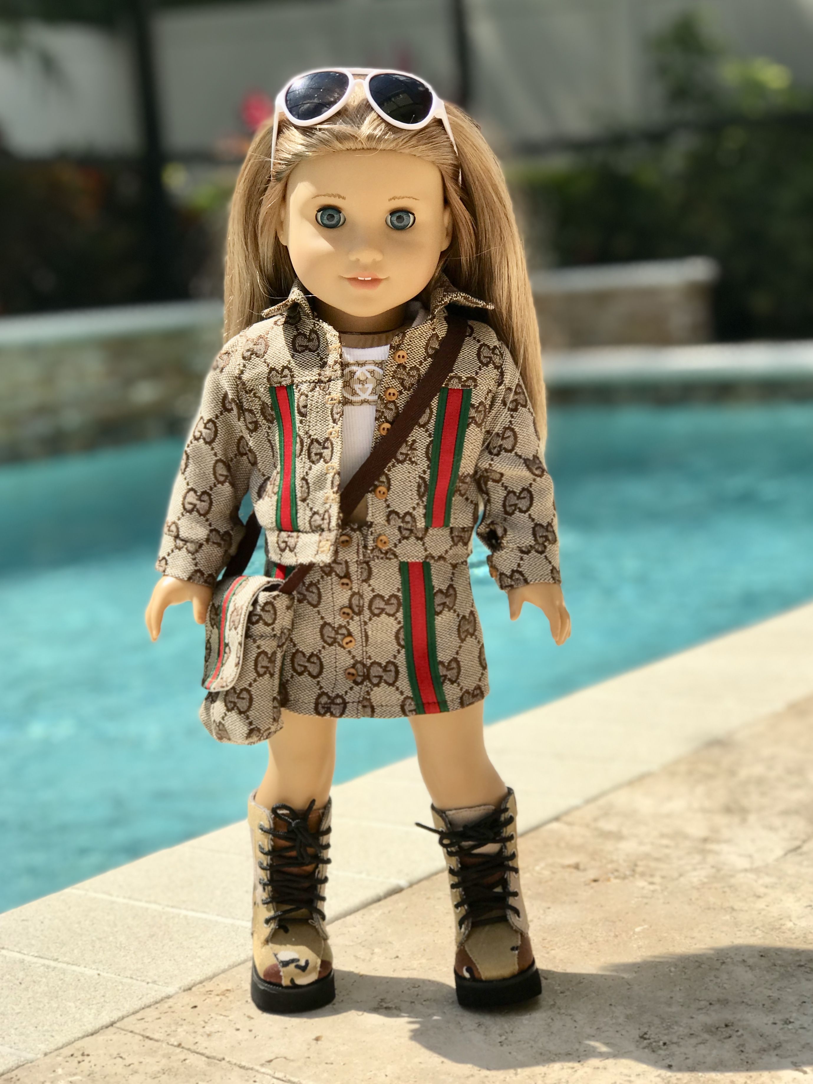 AG Doll Gucci Inspired Moments. American girl doll, American girl, American girl patterns