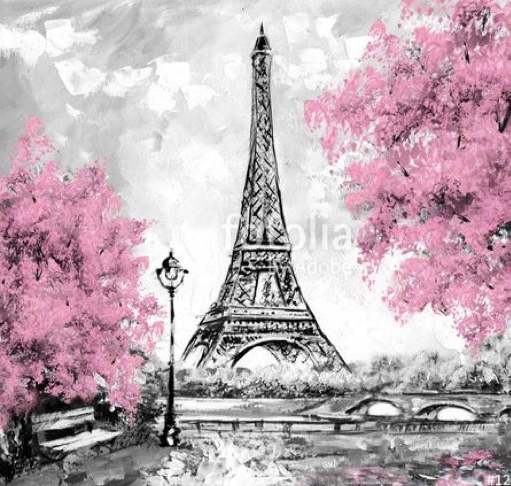 Eiffel Tower. Eiffel tower painting, Eiffel tower photography, Paris painting
