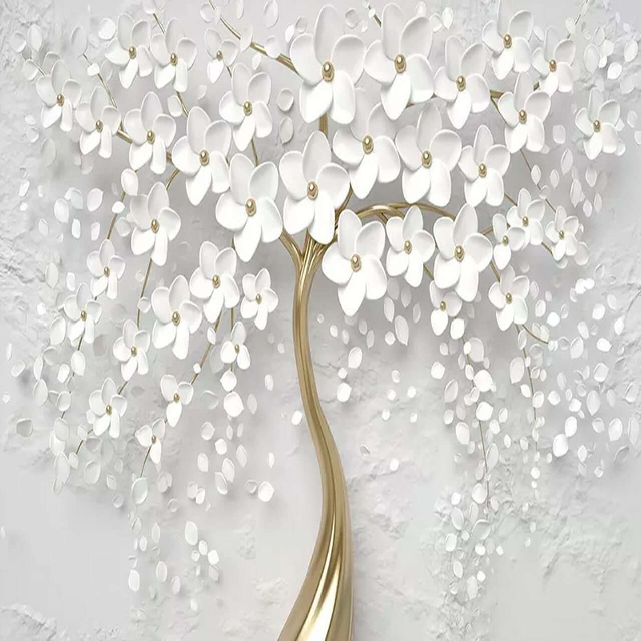 White Wallpaper Flowers Pics
