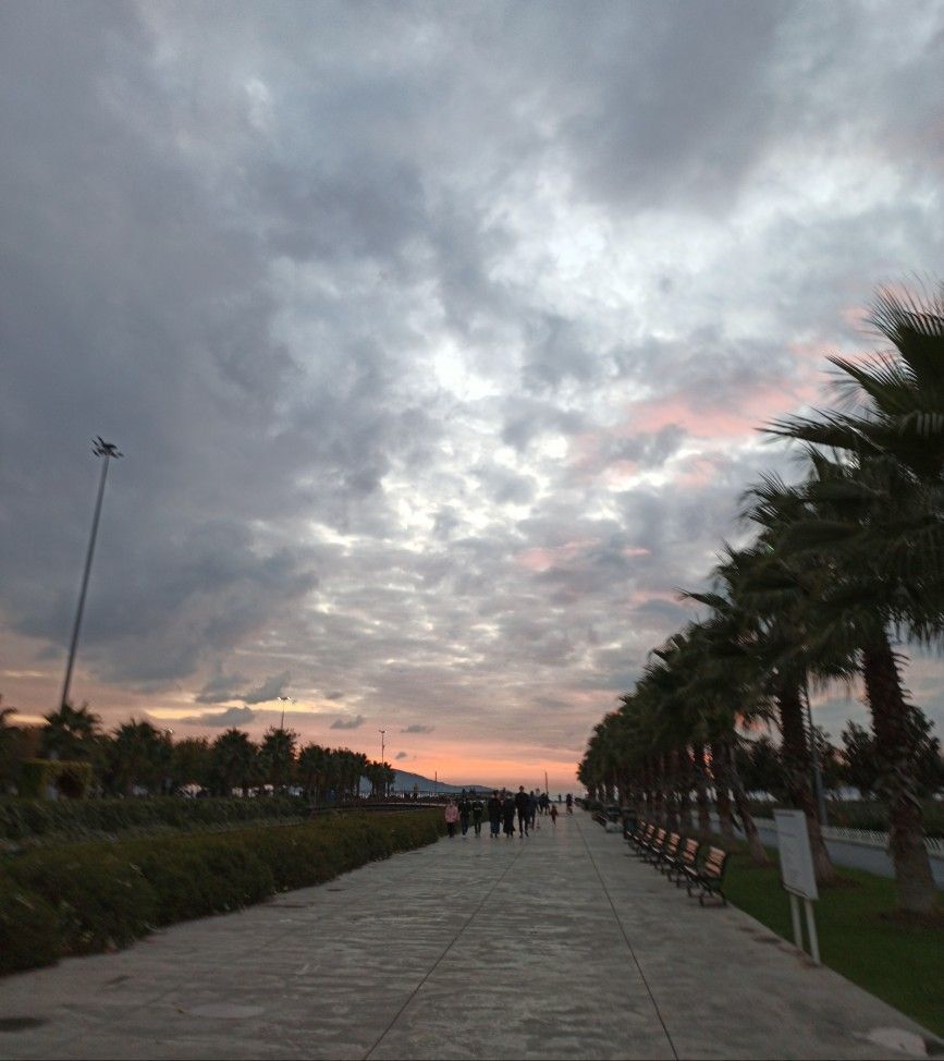sky #clouds #sun #sunset #background #wallpaper #spring #trees #city #landscape #autumn #sonbahar #roads. Landscape, Photo, Clouds
