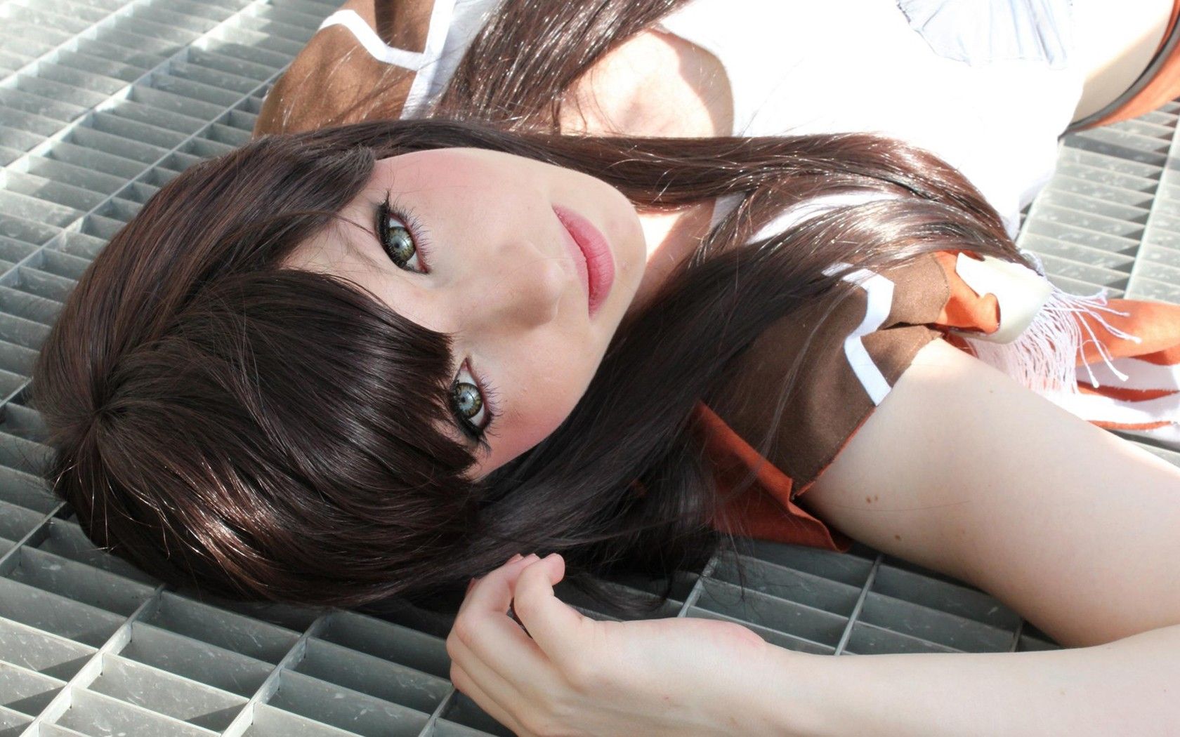 brunettes, women, relax, cosplay, princess, asians wallpaper