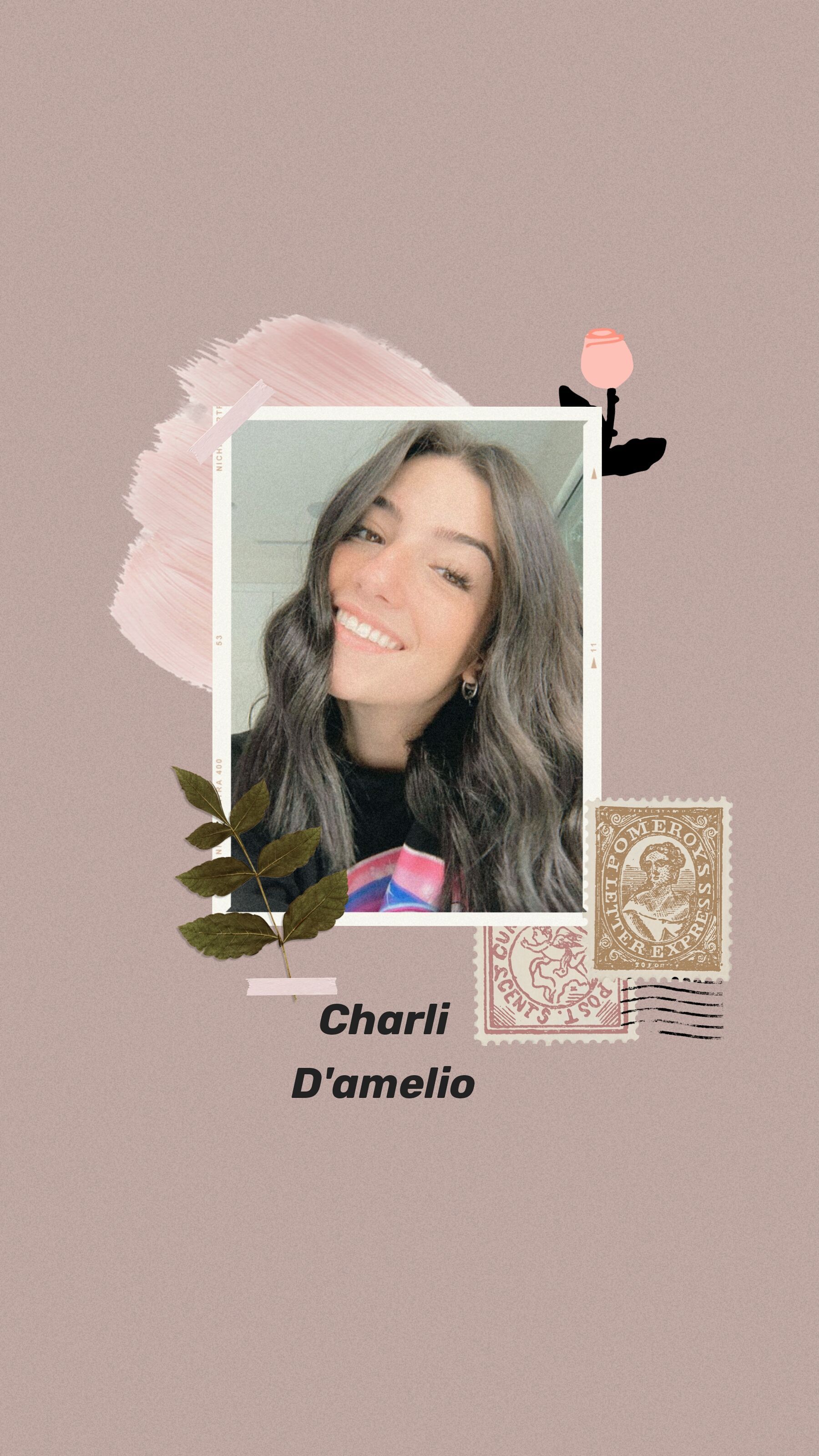 Charli Danelio wallpaper. Girly drawings, Editing picture, Wallpaper