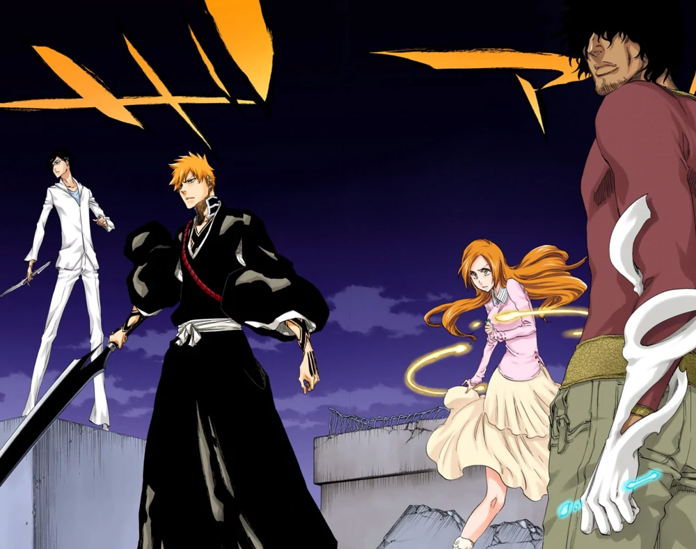 ichigo and orihime wallpaper