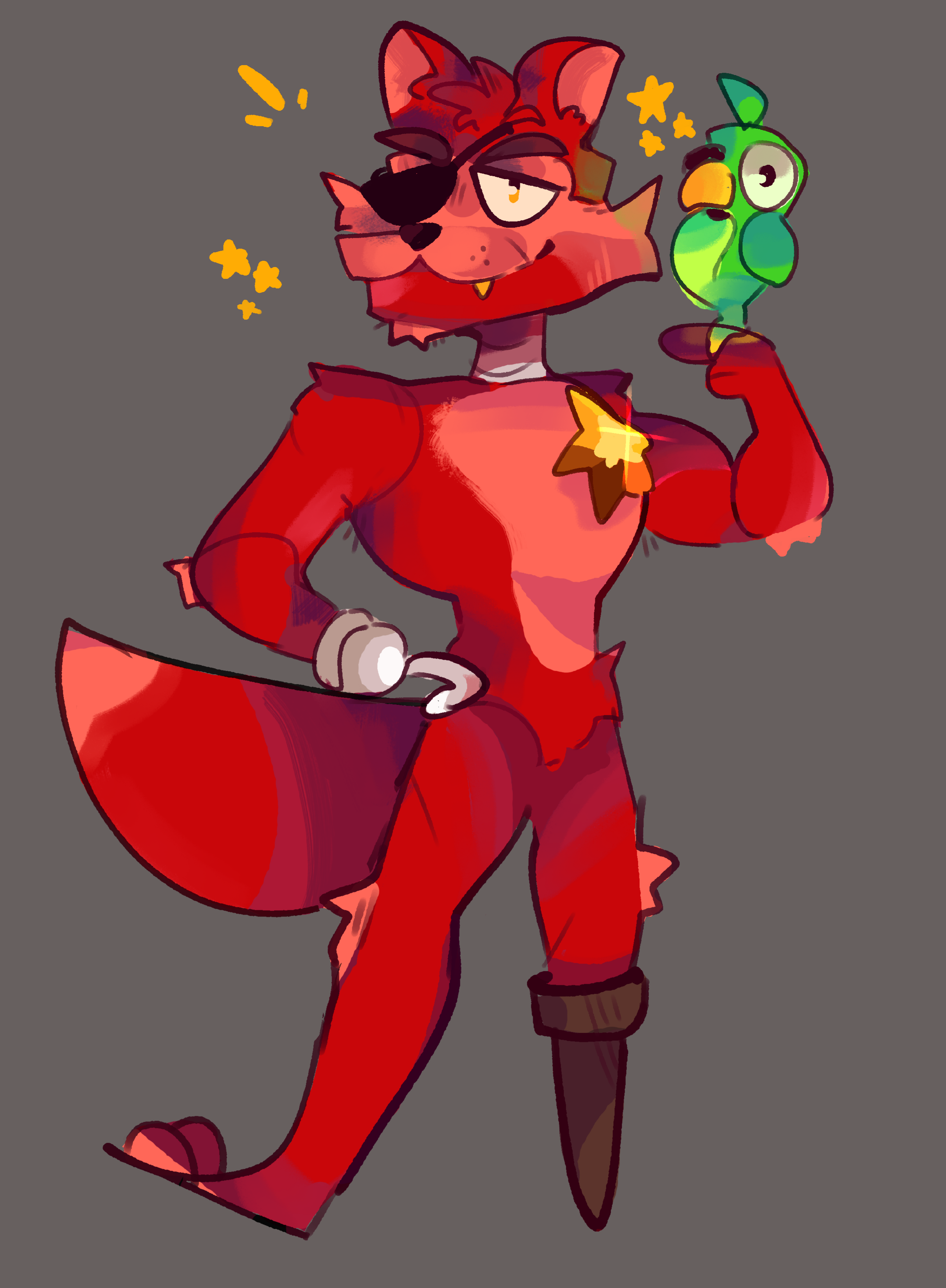 Cute Rockstar Foxy.